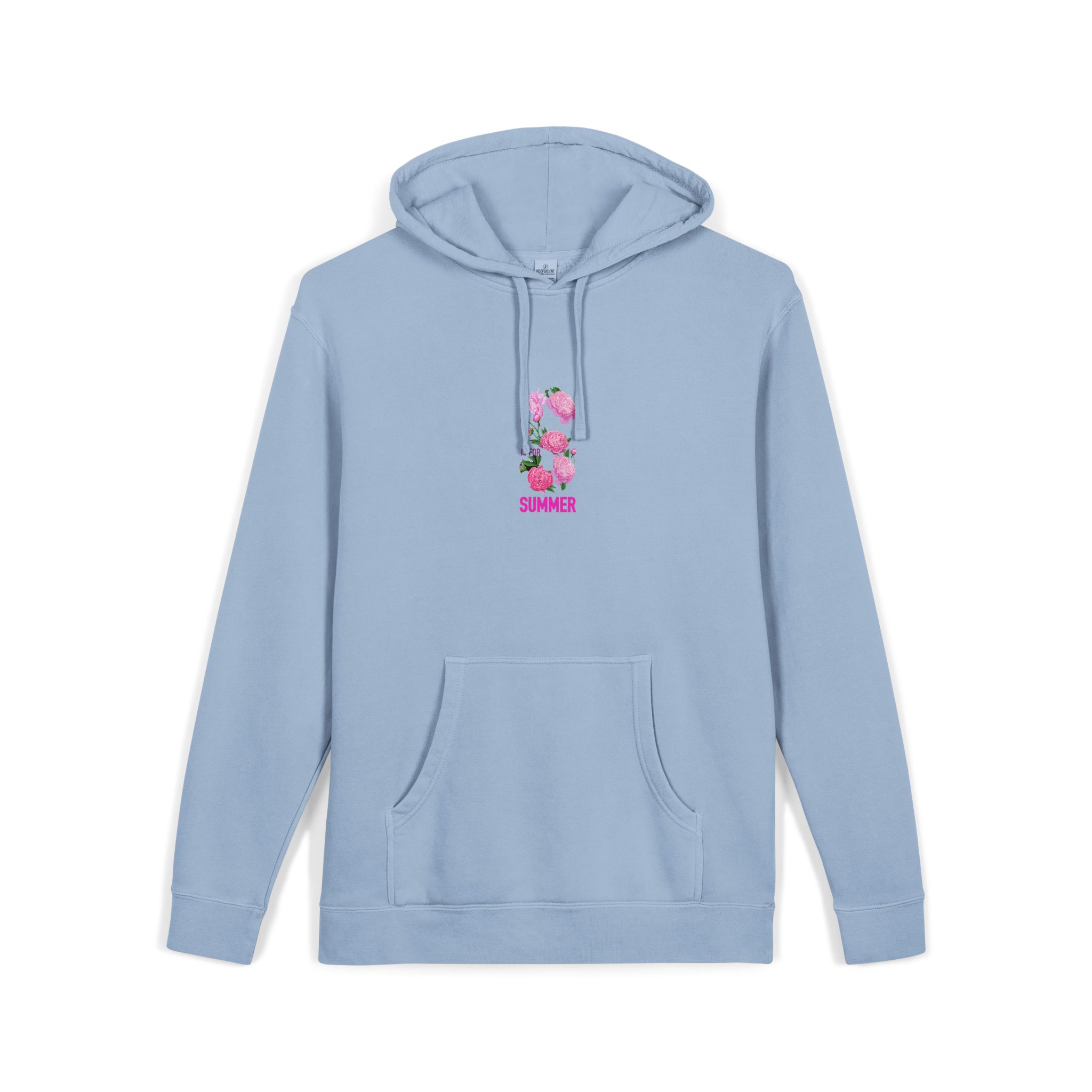 Summer Unisex Pigment Dyed Hoodie Embroidery - Image 19