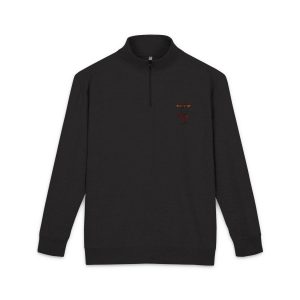 Cowboy Skull Design Vector Unisex Fleece Pullover Embroidery