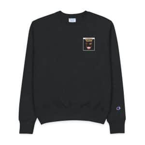 Creepy Clown Mens Champion Crewneck Sweatshirt