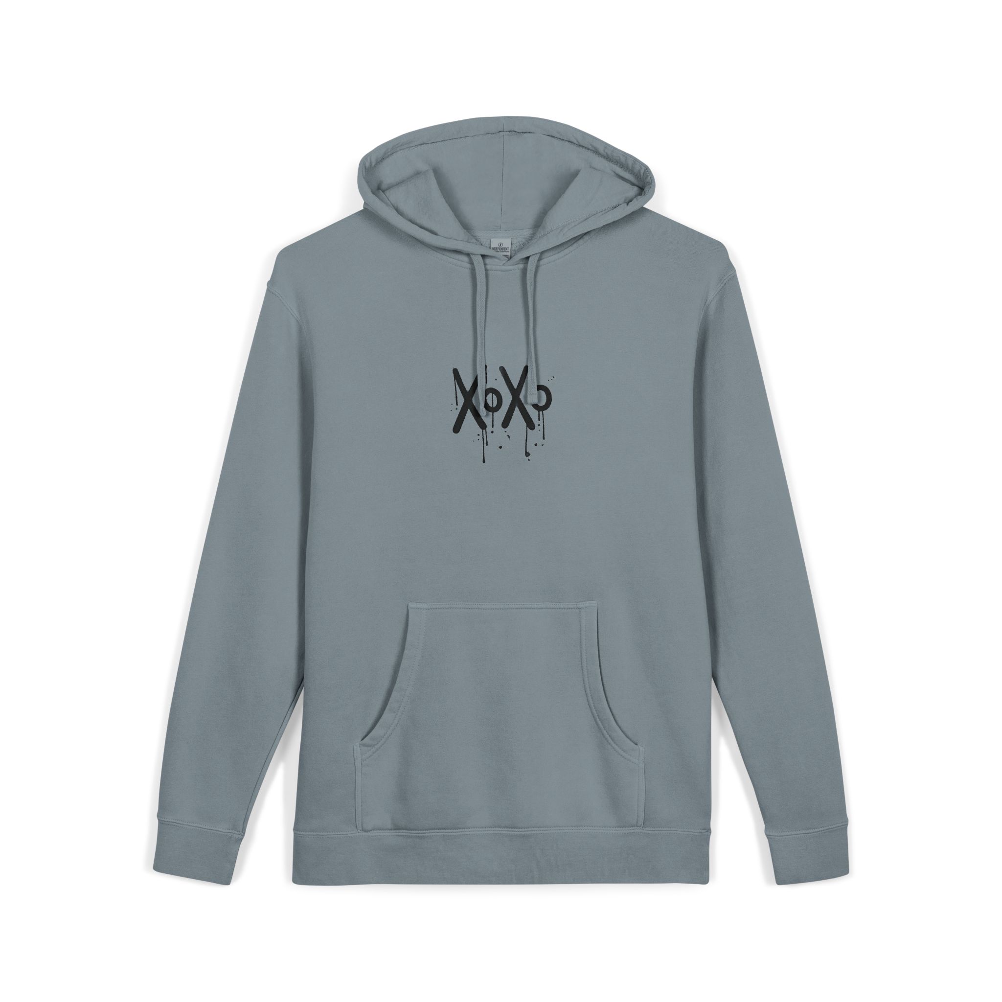 Xoxo Unisex Pigment Dyed Hoodie Embroidery - Image 23