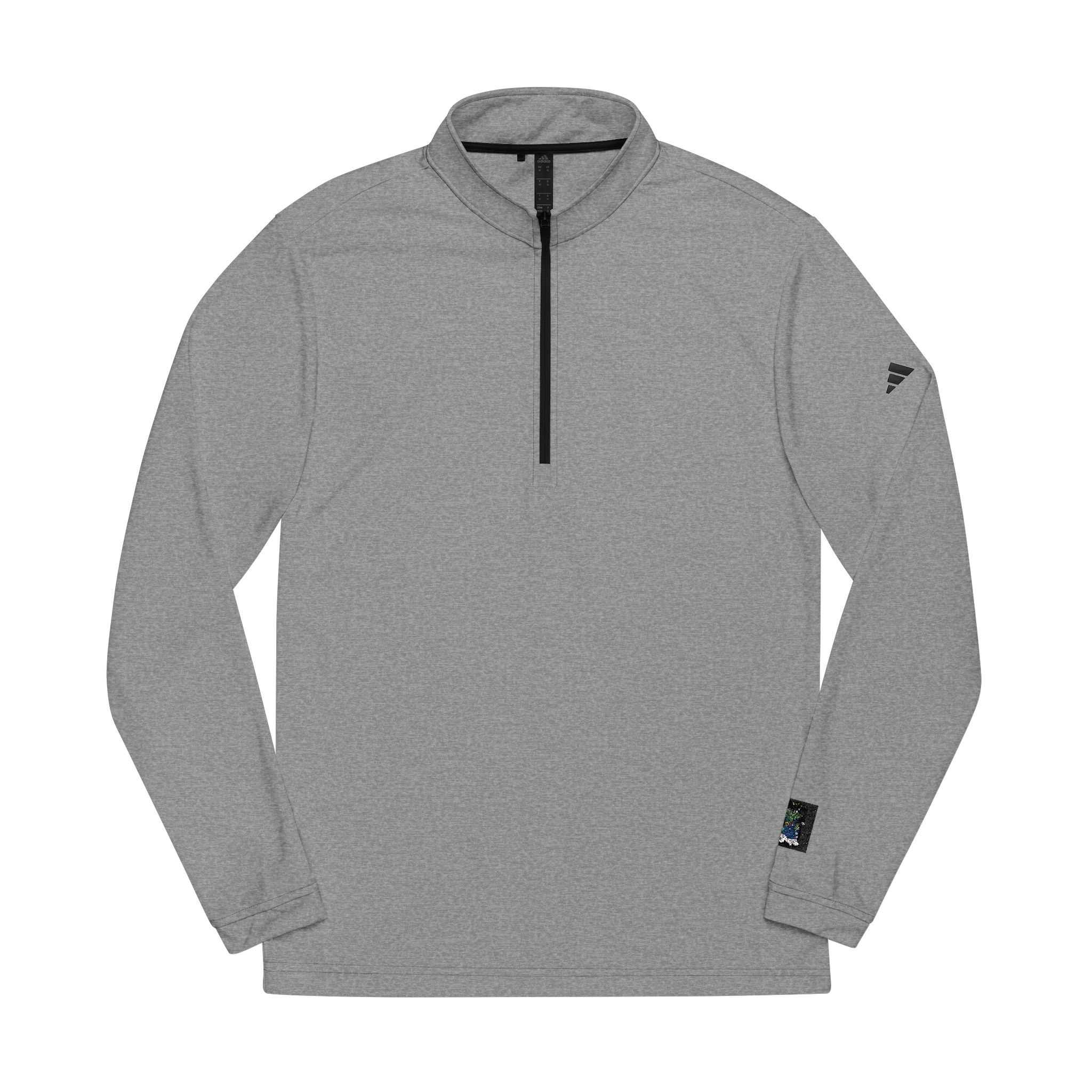 Fujin Japanese Mythology With Text Illustration Adidas Quarter Zip Pullover Embroidery - Image 5