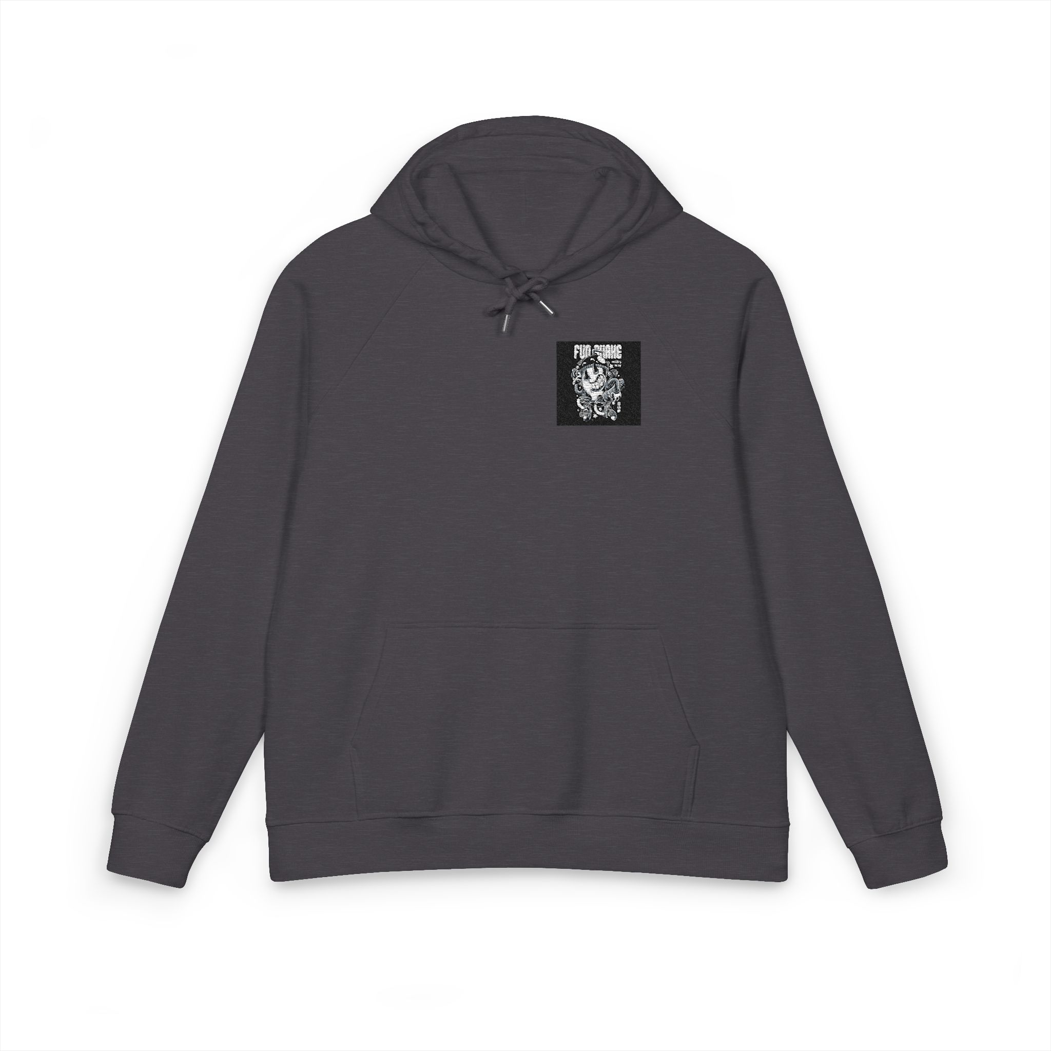 Fun Shake Unisex Eco Raglan Hoodie Embroidery - Image 9