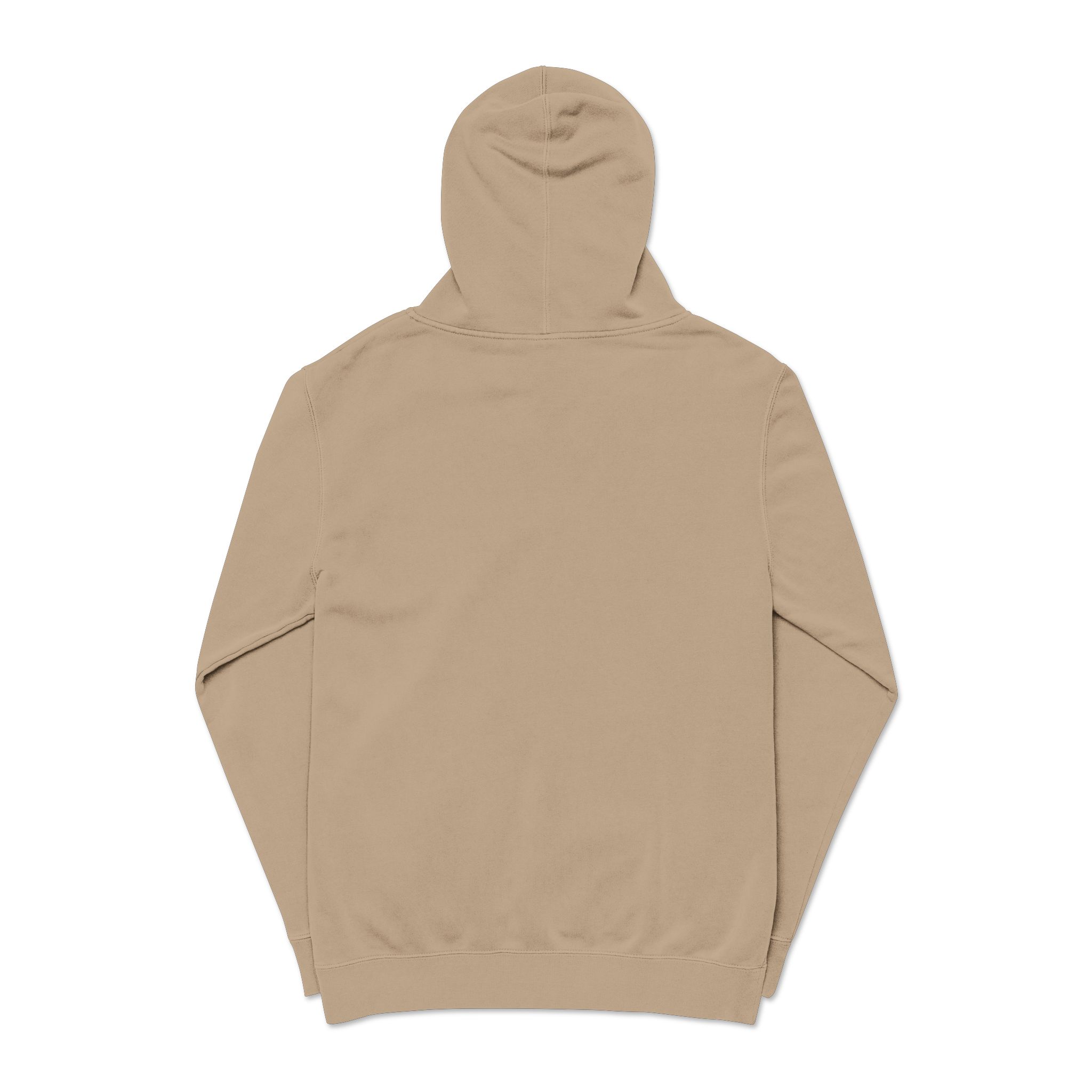 Surreal Skull Unisex Pigment Dyed Hoodie Embroidery - Image 6
