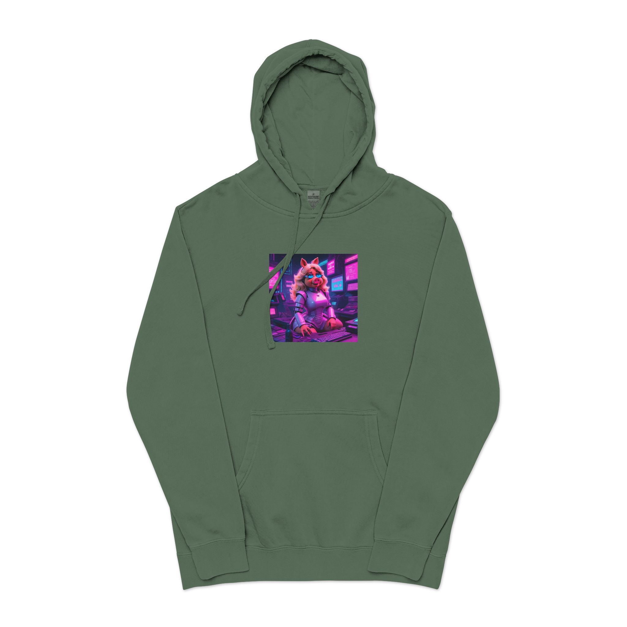 The Muppets V17 Unisex Pigment Dyed Hoodie Embroidery - Image 13