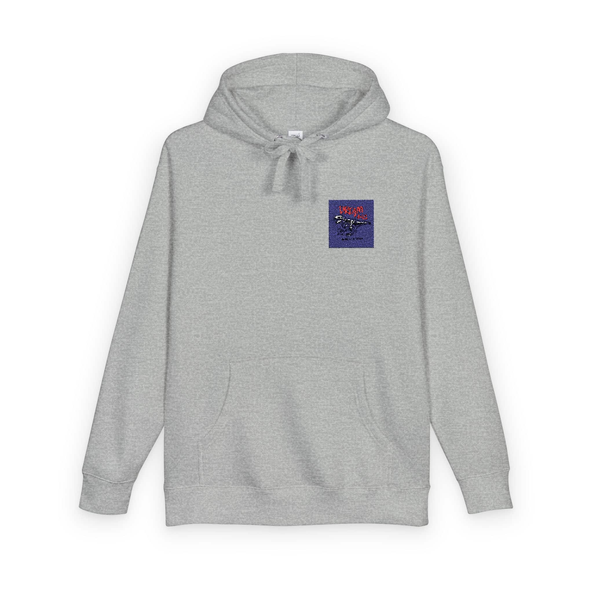 Dream Big Slogan With Cartoon Dinosaur Skeleton Vector Illustration Unisex Fleece Hoodie - Image 14