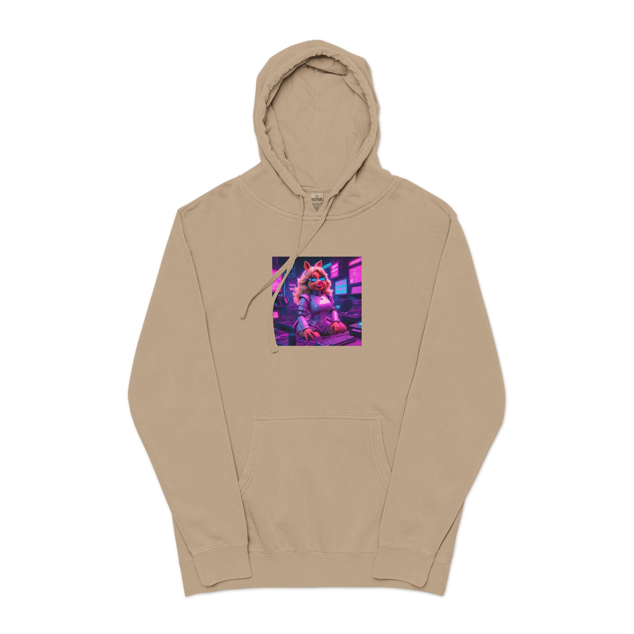 The Muppets V17 Unisex Pigment Dyed Hoodie Embroidery - Image 5