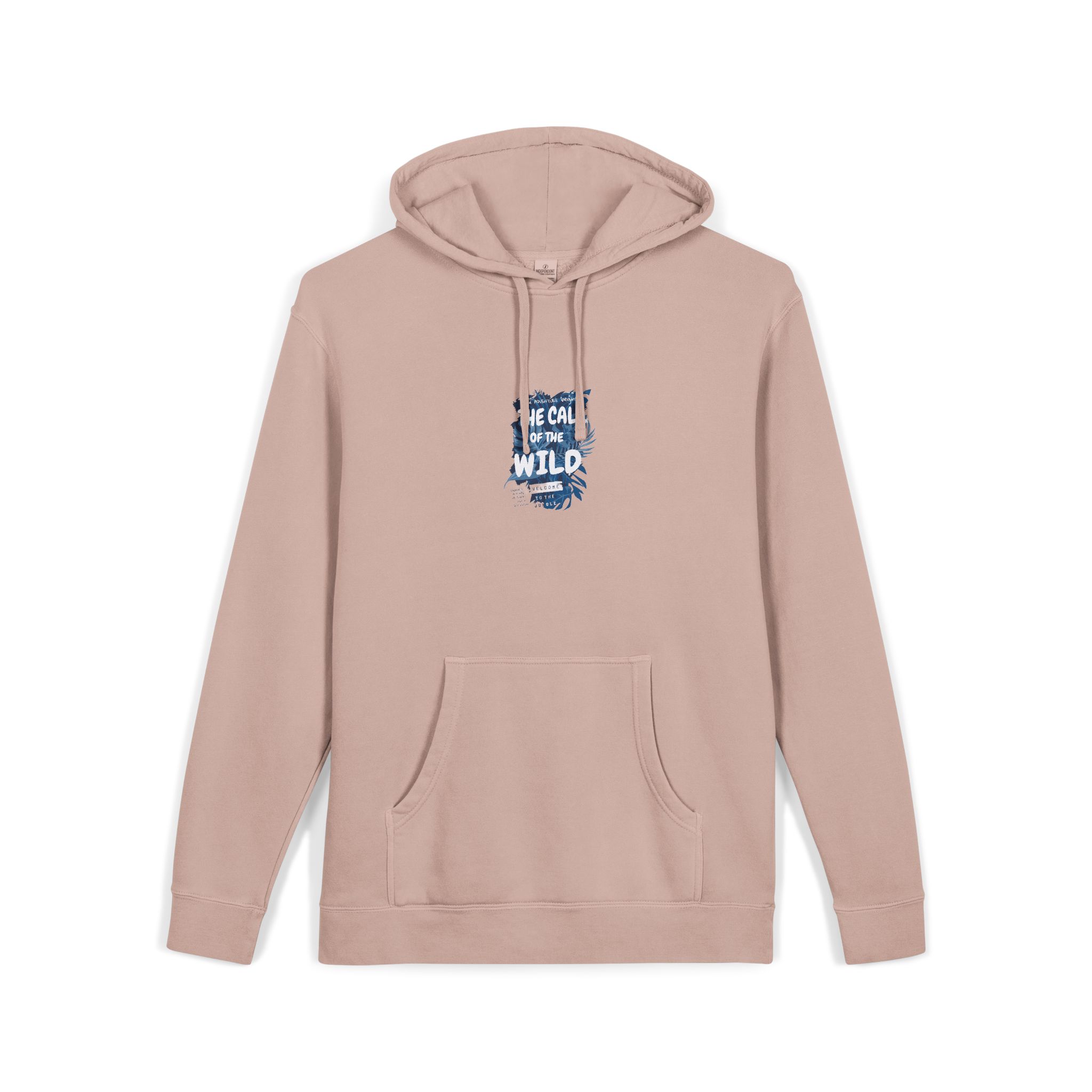 The Call of the Wild Unisex Pigment Dyed Hoodie Embroidery - Image 3