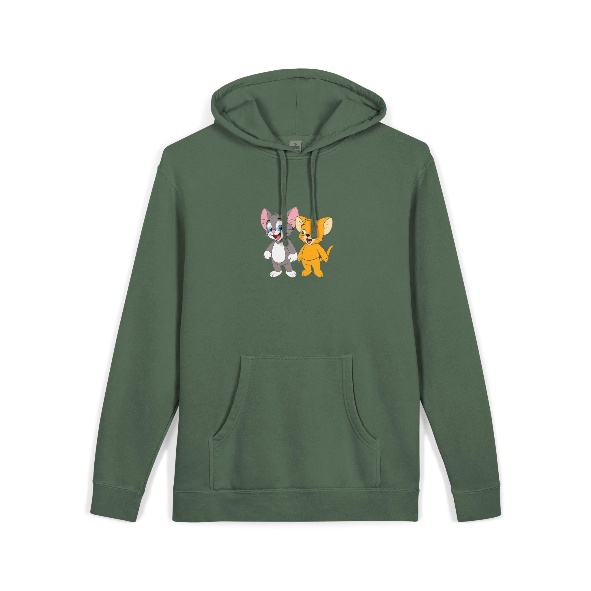 Tom and Jerry Unisex Pigment Dyed Hoodie Embroidery - Image 15