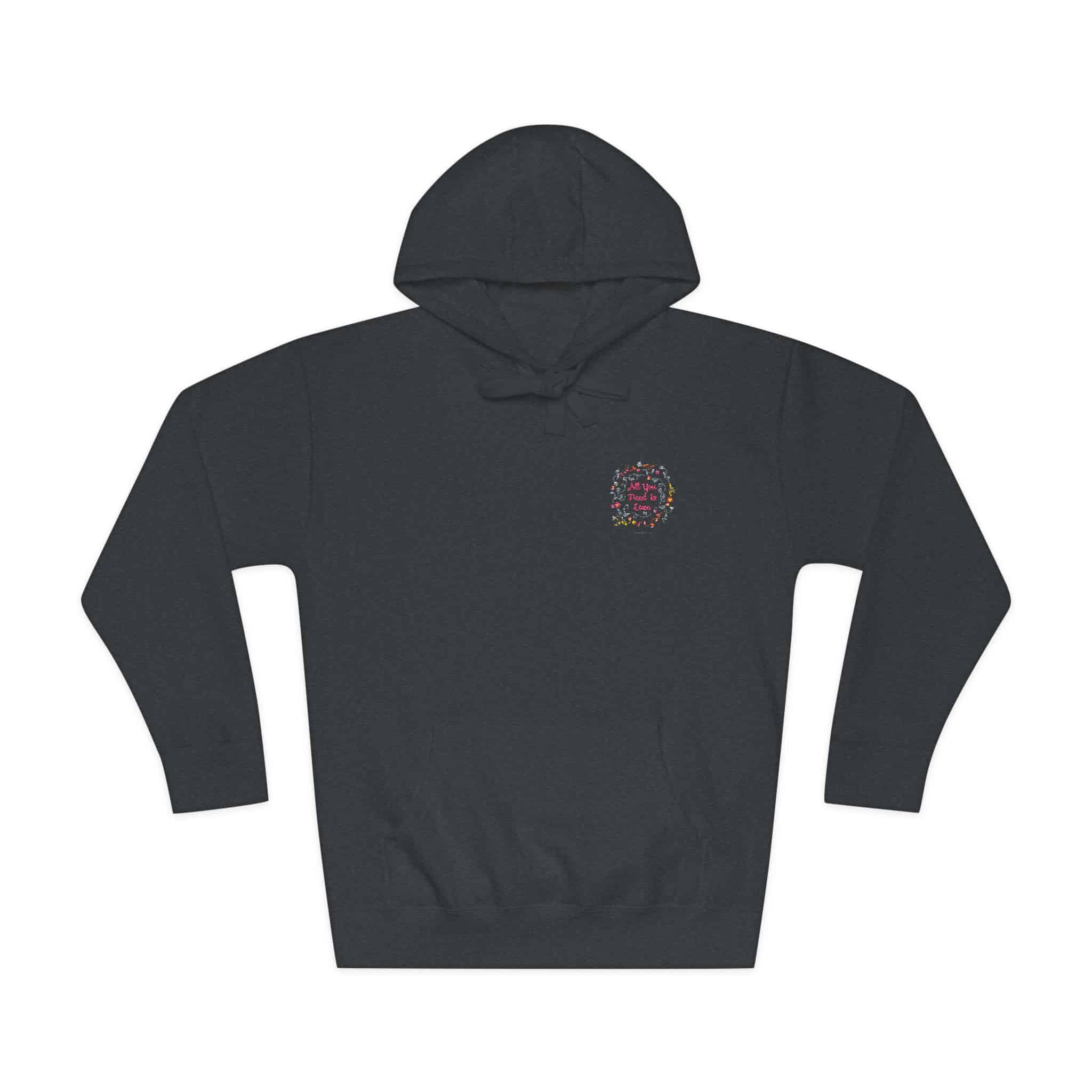 Romantic Valentine S Day Card Unisex Fleece Hoodie - Image 25