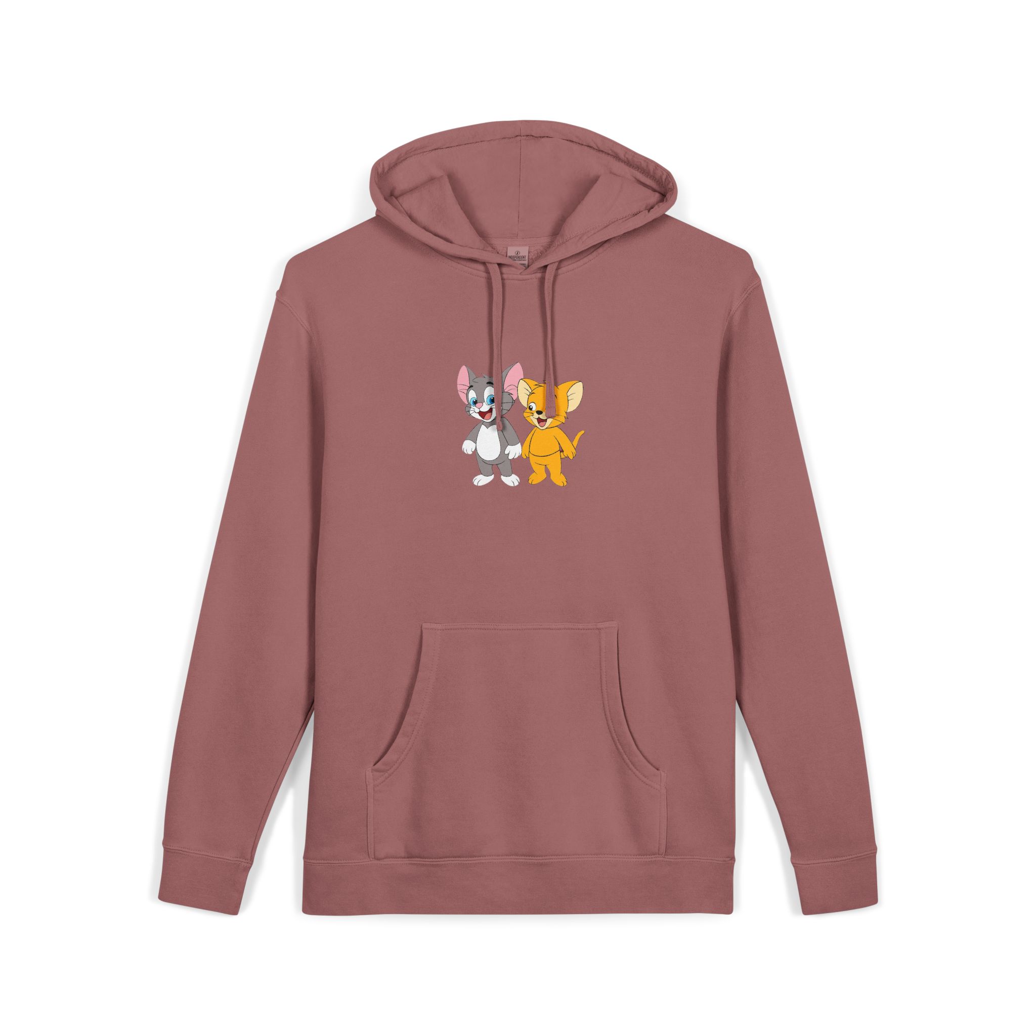 Tom and Jerry Unisex Pigment Dyed Hoodie Embroidery - Image 31