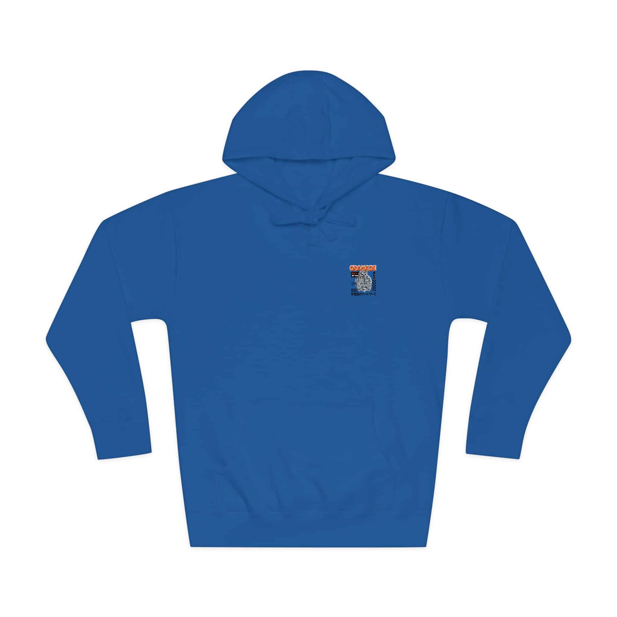 Bone Grenade Shirt Design Vector Unisex Fleece Hoodie - Image 17