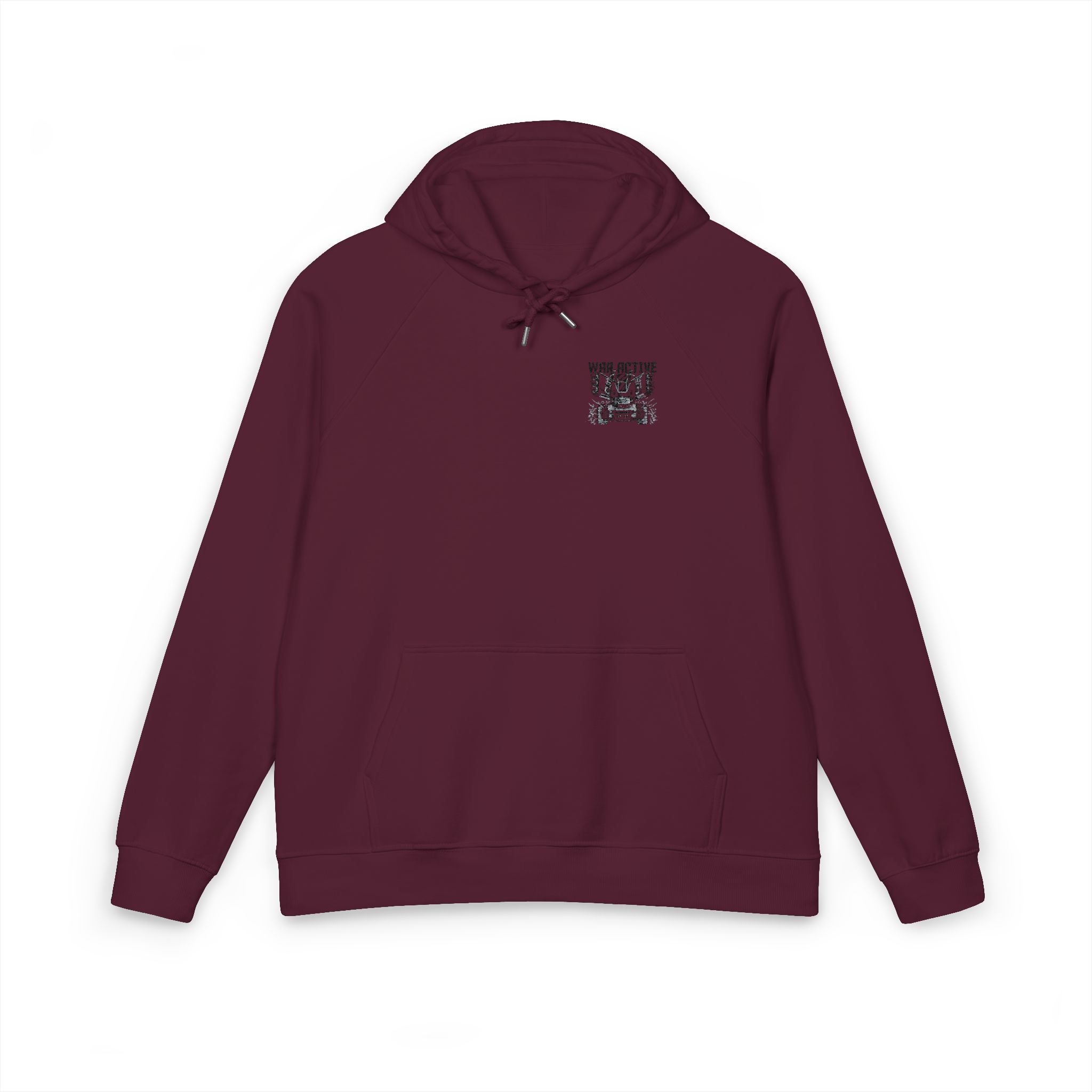 War Active 162515 Unisex Eco Raglan Hoodie Embroidery - Image 21