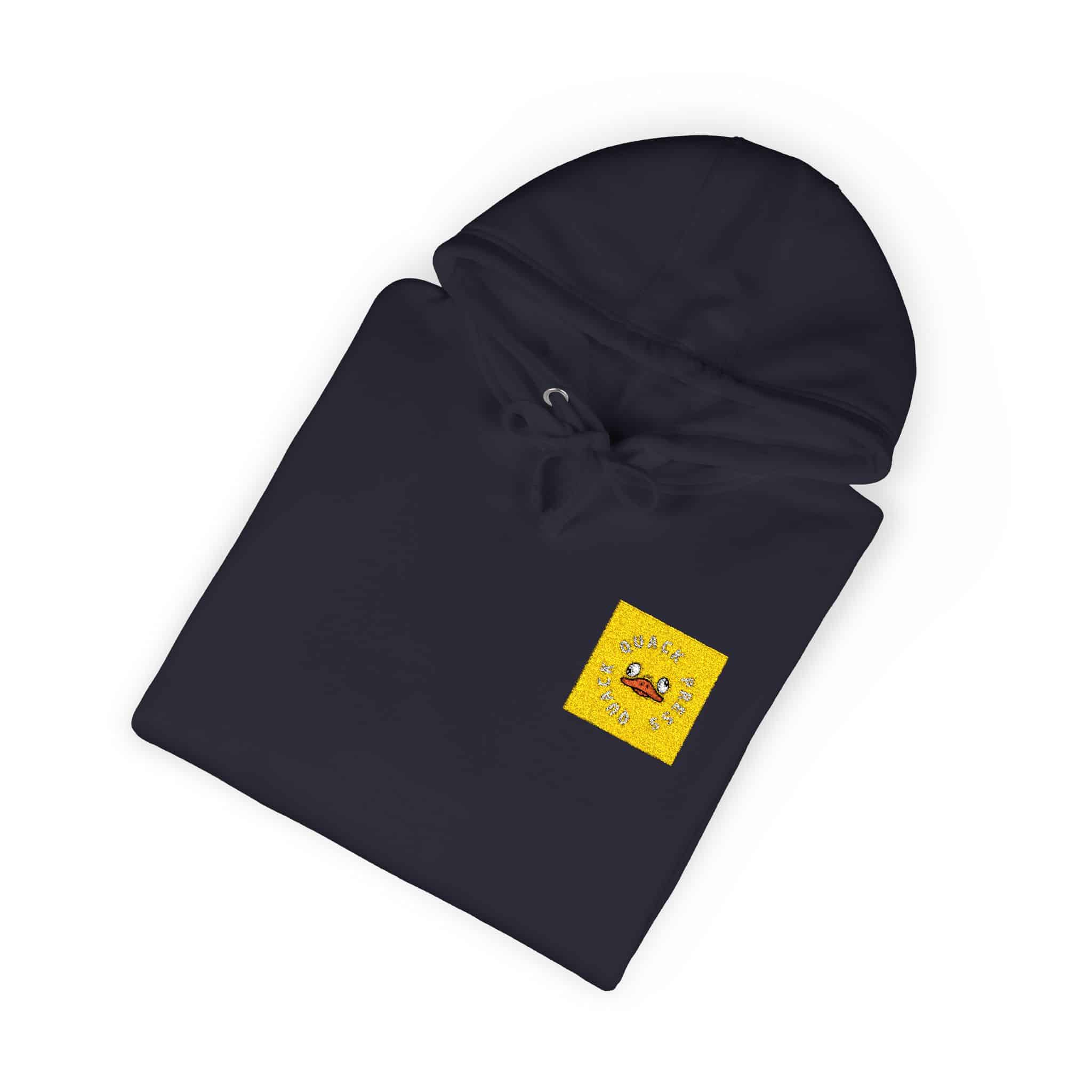 Quack Quack Press Publisher Logo Unisex Fleece Hoodie - Image 24