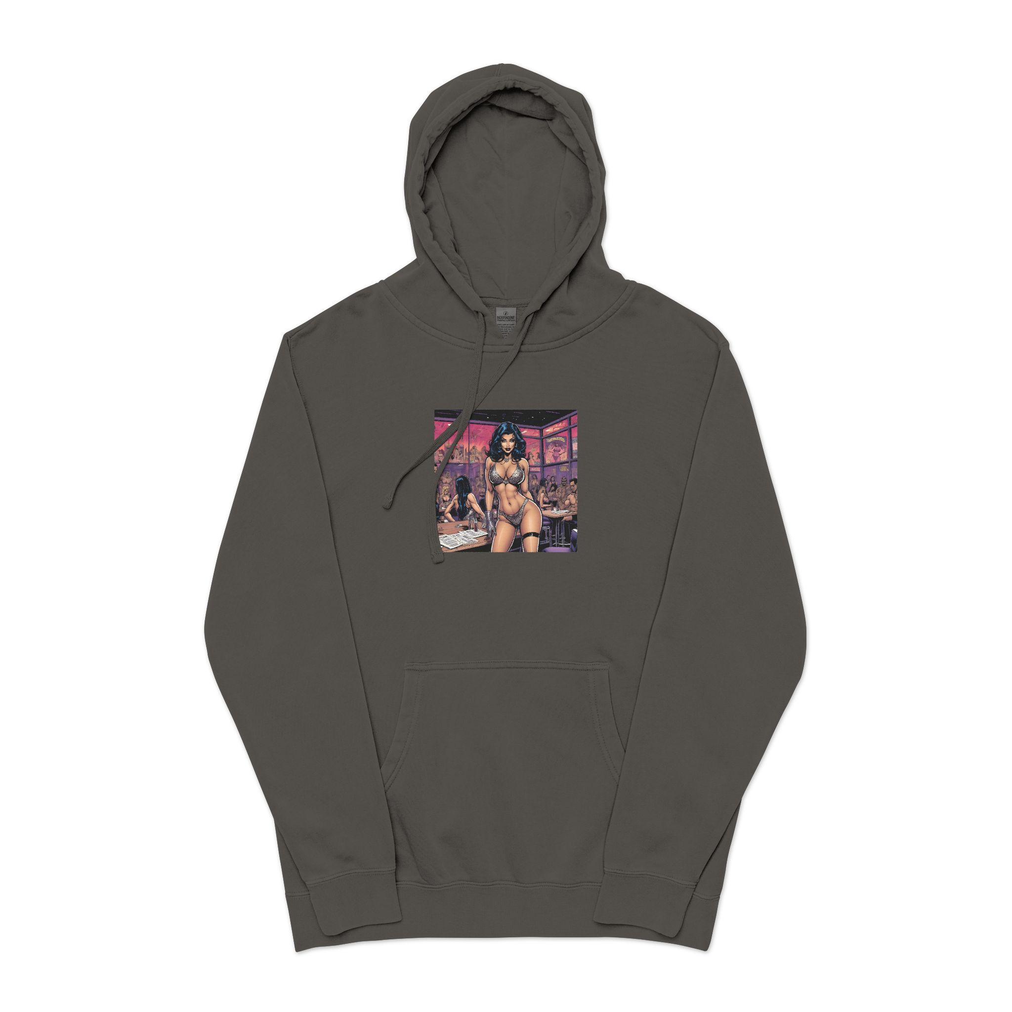 Sexy Woman 4 Unisex Pigment Dyed Hoodie Embroidery - Image 25