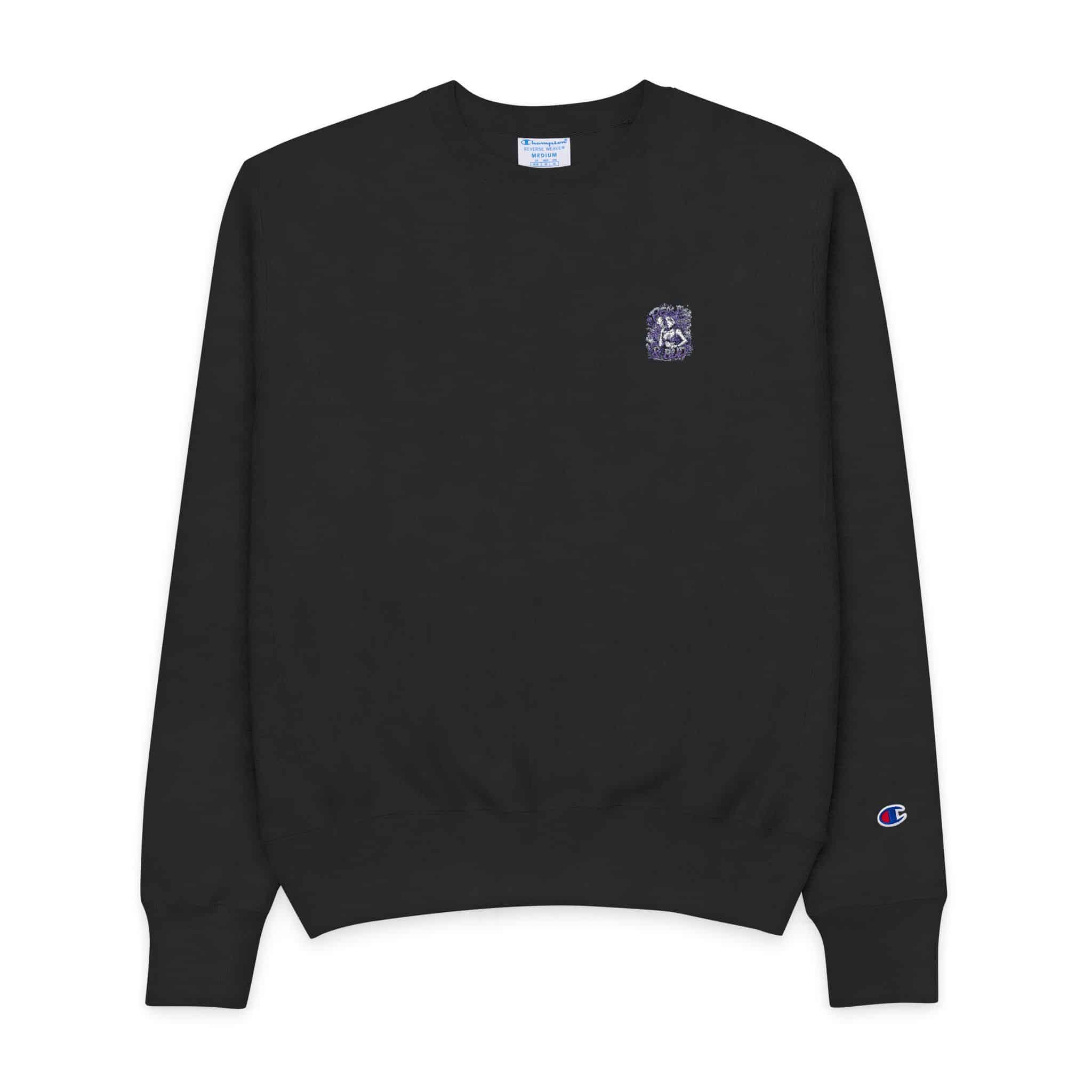 Peace Love and Bud V1 Mens Champion Crewneck Sweatshirt