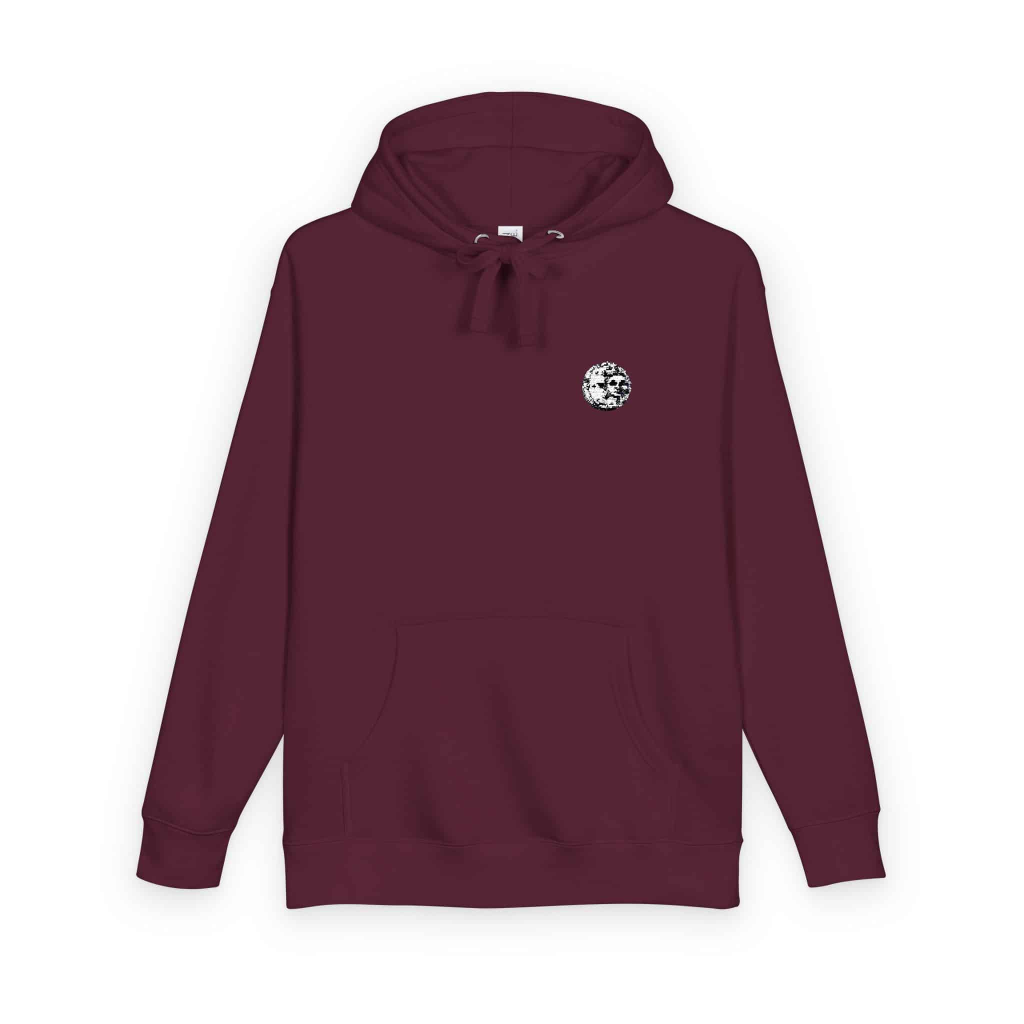 Sun Crescent Engraving Unisex Fleece Hoodie - Image 30
