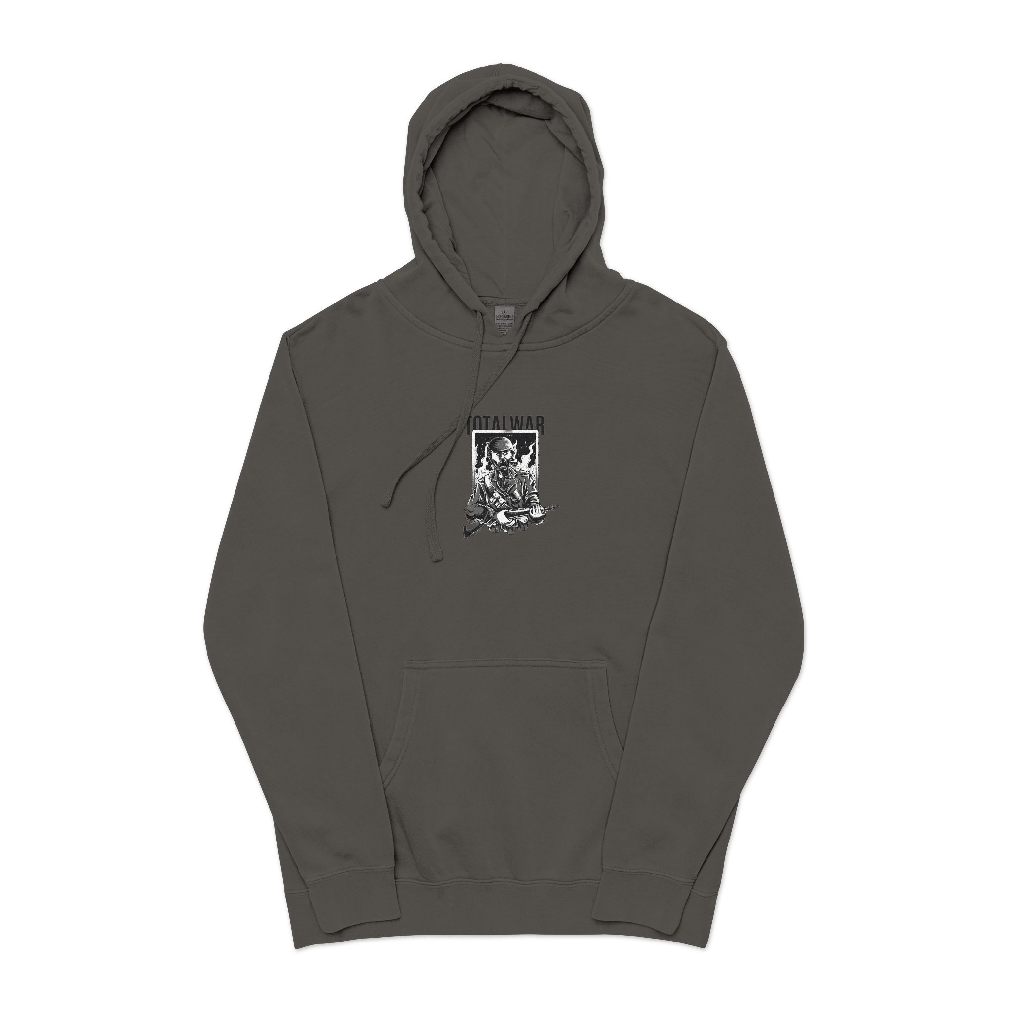 Total War 184703 Unisex Pigment Dyed Hoodie Embroidery - Image 25