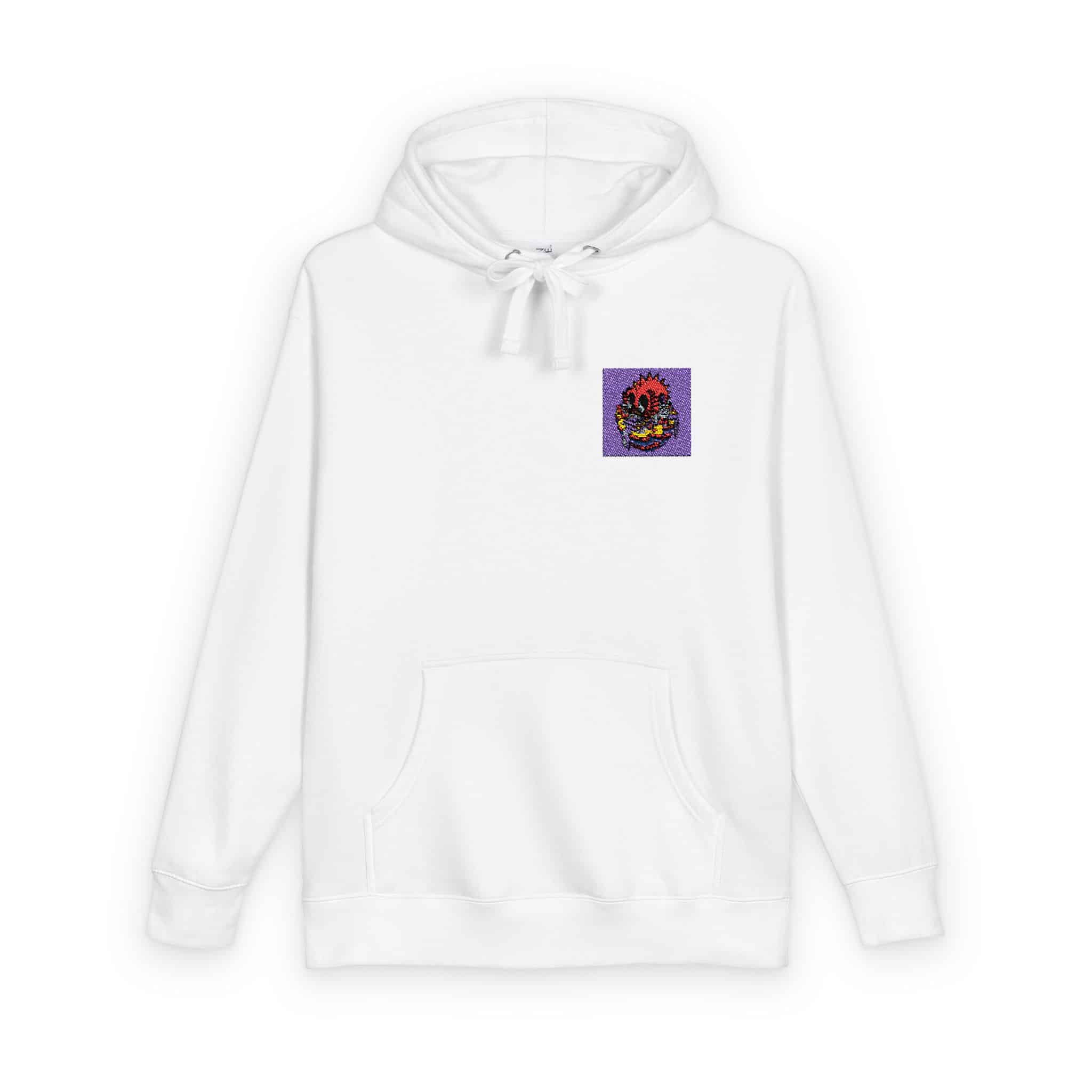 Psyskullrama Illustration Unisex Fleece Hoodie - Image 2