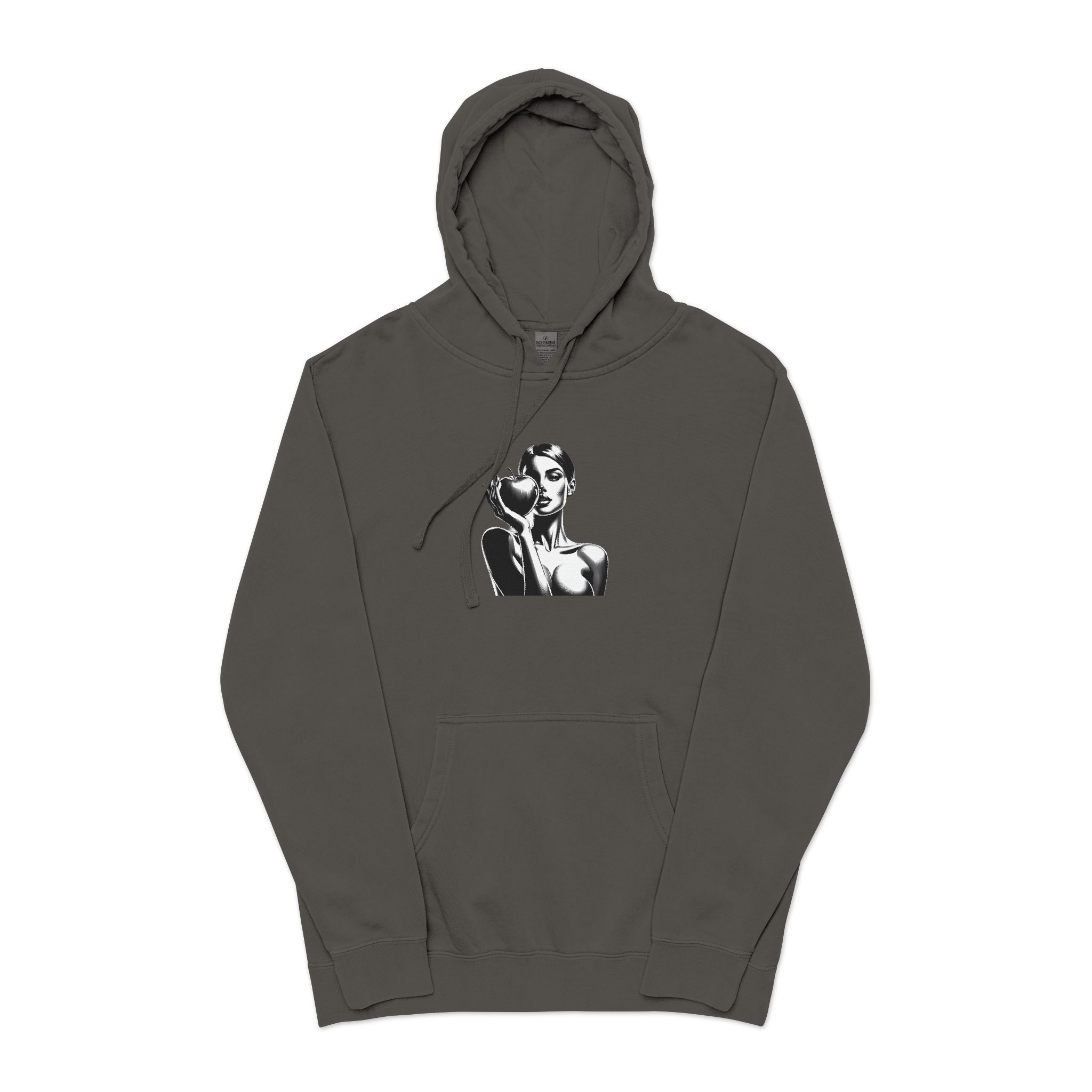 Woman Apple 181409 Unisex Pigment Dyed Hoodie Embroidery - Image 25