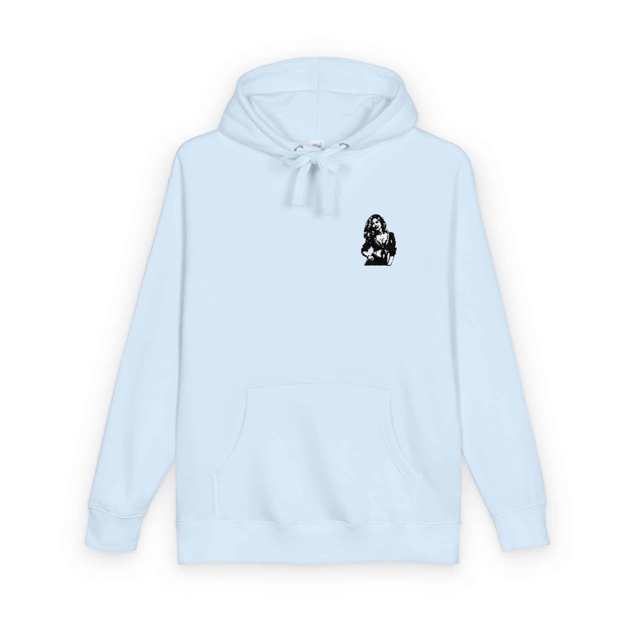 Kinky Girl Standing Off and Smiling Unisex Fleece Hoodie - Image 10