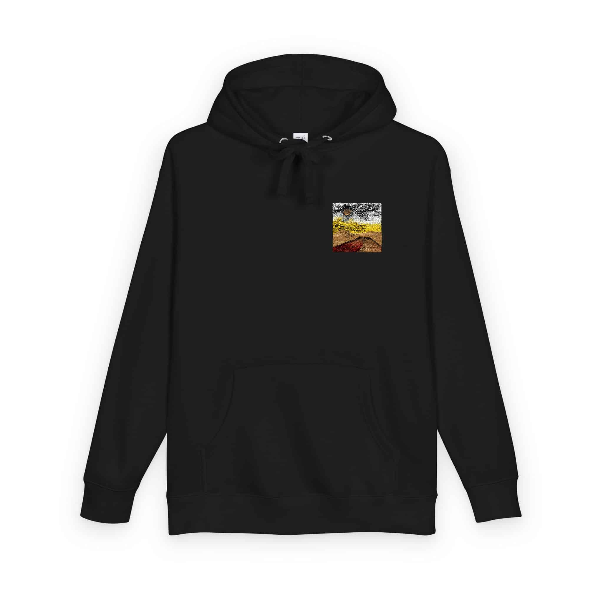 Dreamy Motivational Card Template Social Media Landscape Unisex Fleece Hoodie - Image 34