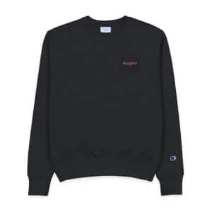 Realistic Slogan Abstract Simple Vintage Mens Champion Crewneck Sweatshirt