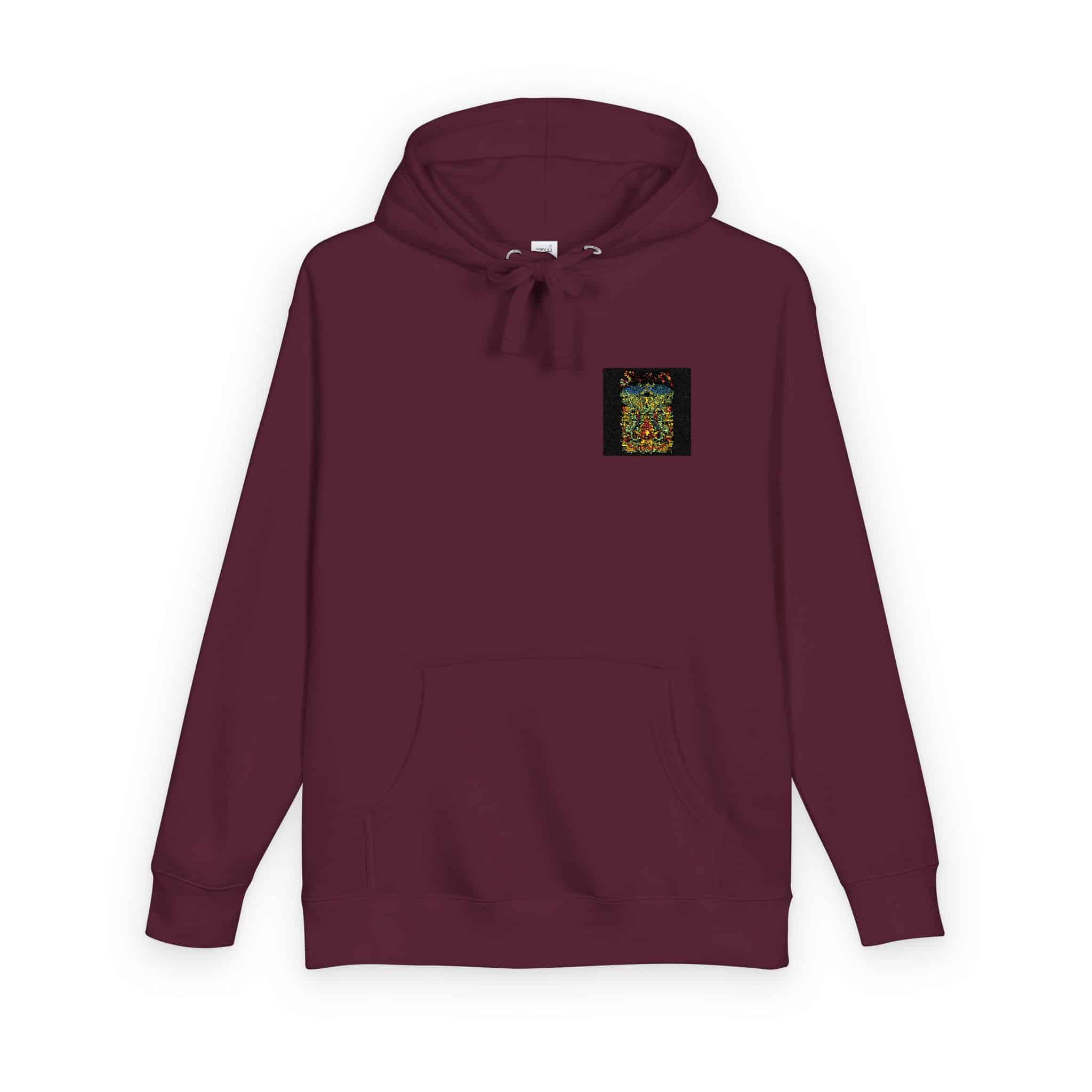 Pschedelic Women With Text Illustration Unisex Fleece Hoodie - Image 30