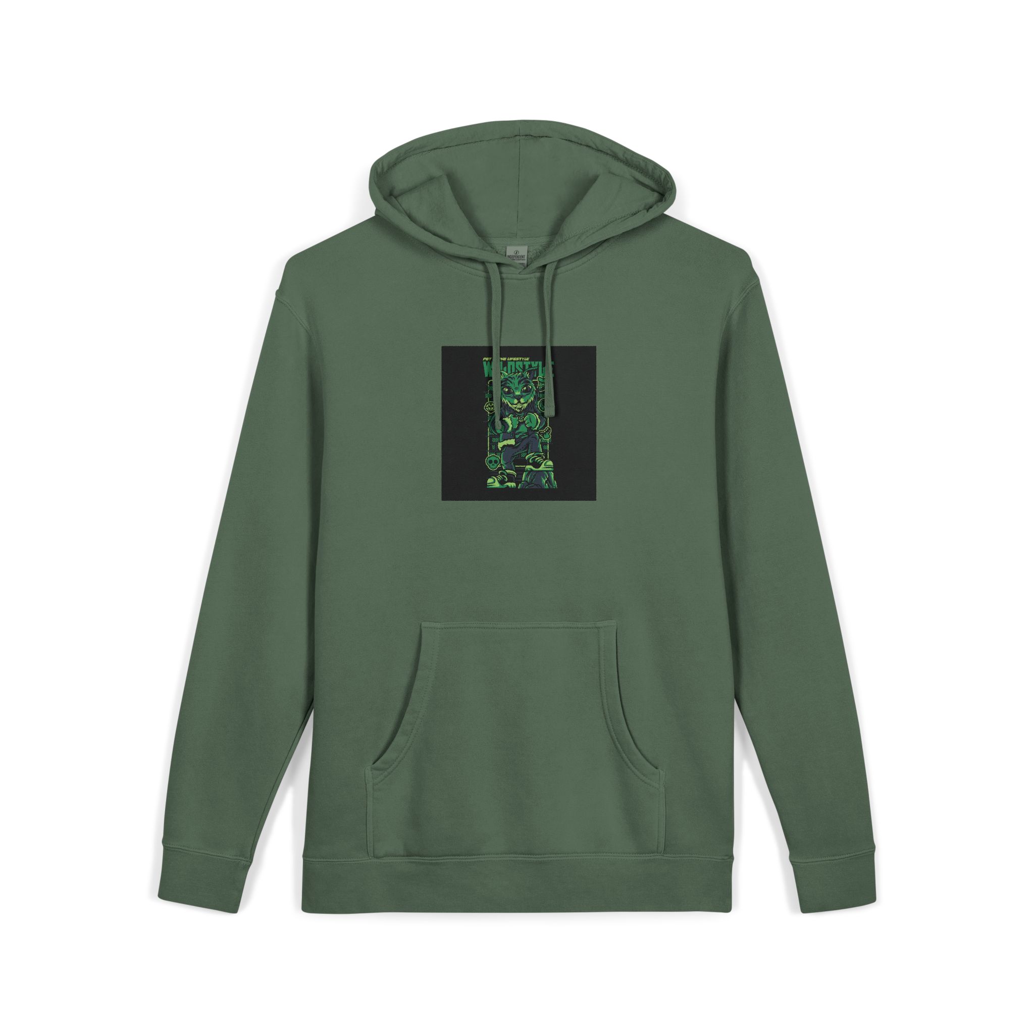 Wildstyle Unisex Pigment Dyed Hoodie Embroidery - Image 15