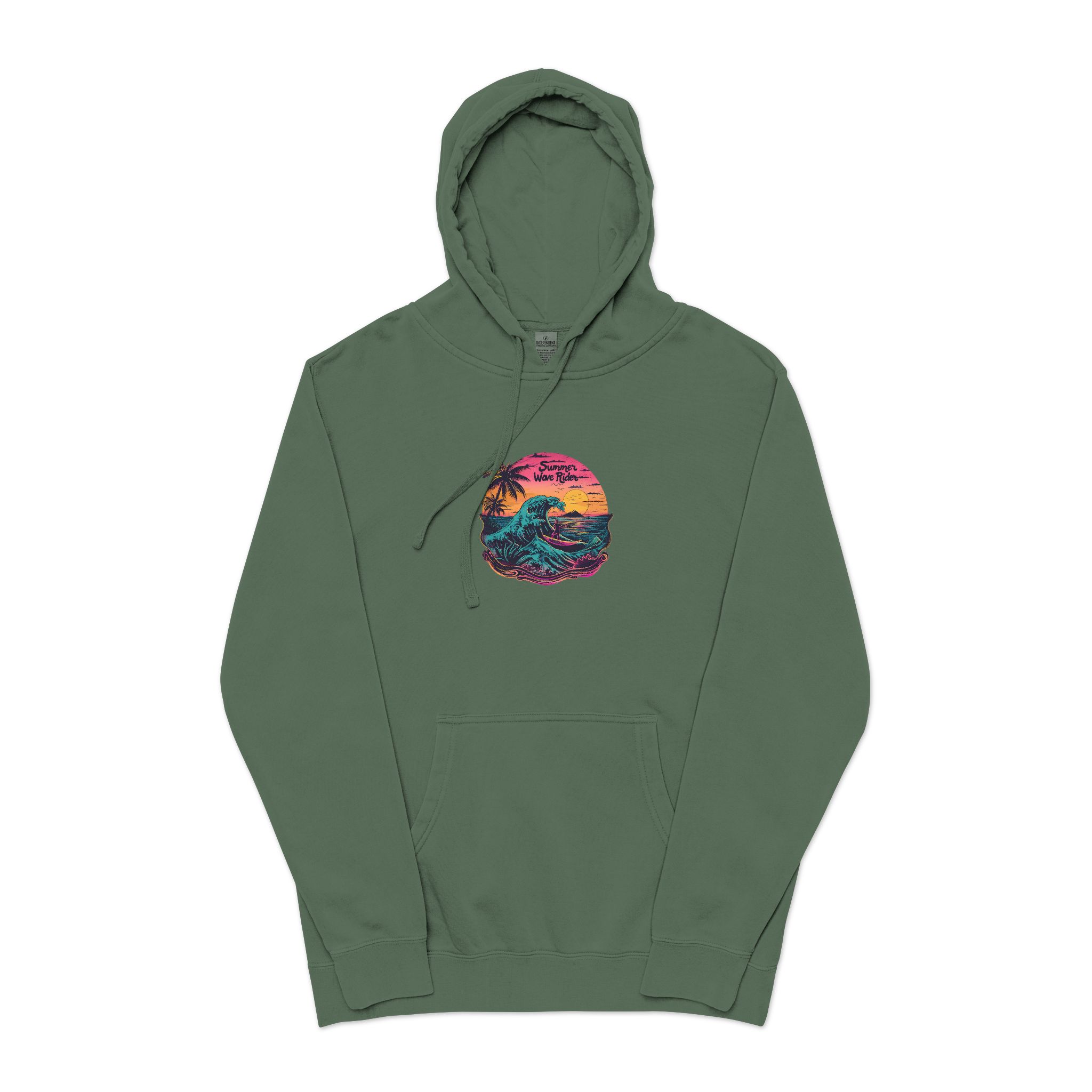 Vintage Vibes Crafting Timeless Retro Summer Tshirt Vector Illustrations Unisex Pigment Dyed Hoodie Embroidery - Image 13