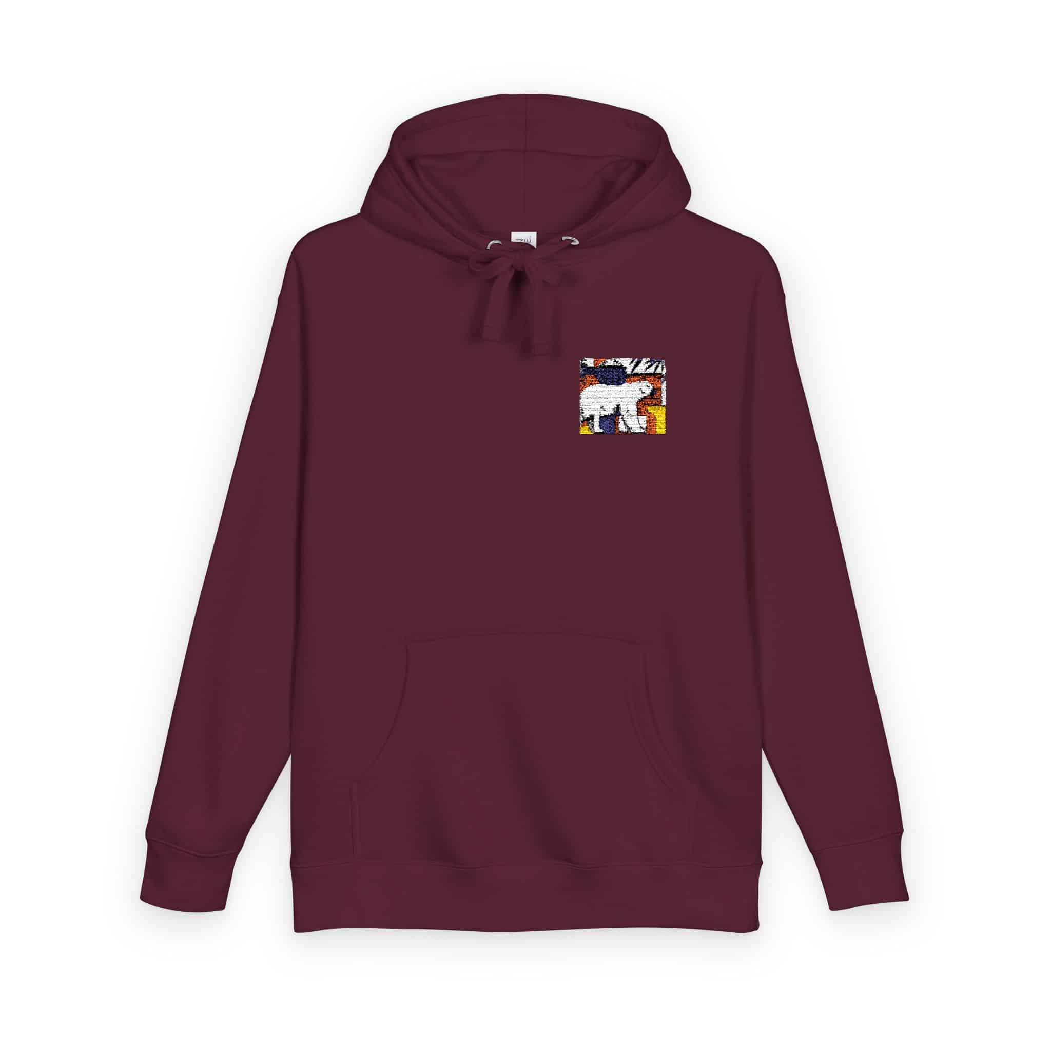Polar Bear 5 Unisex Fleece Hoodie - Image 30