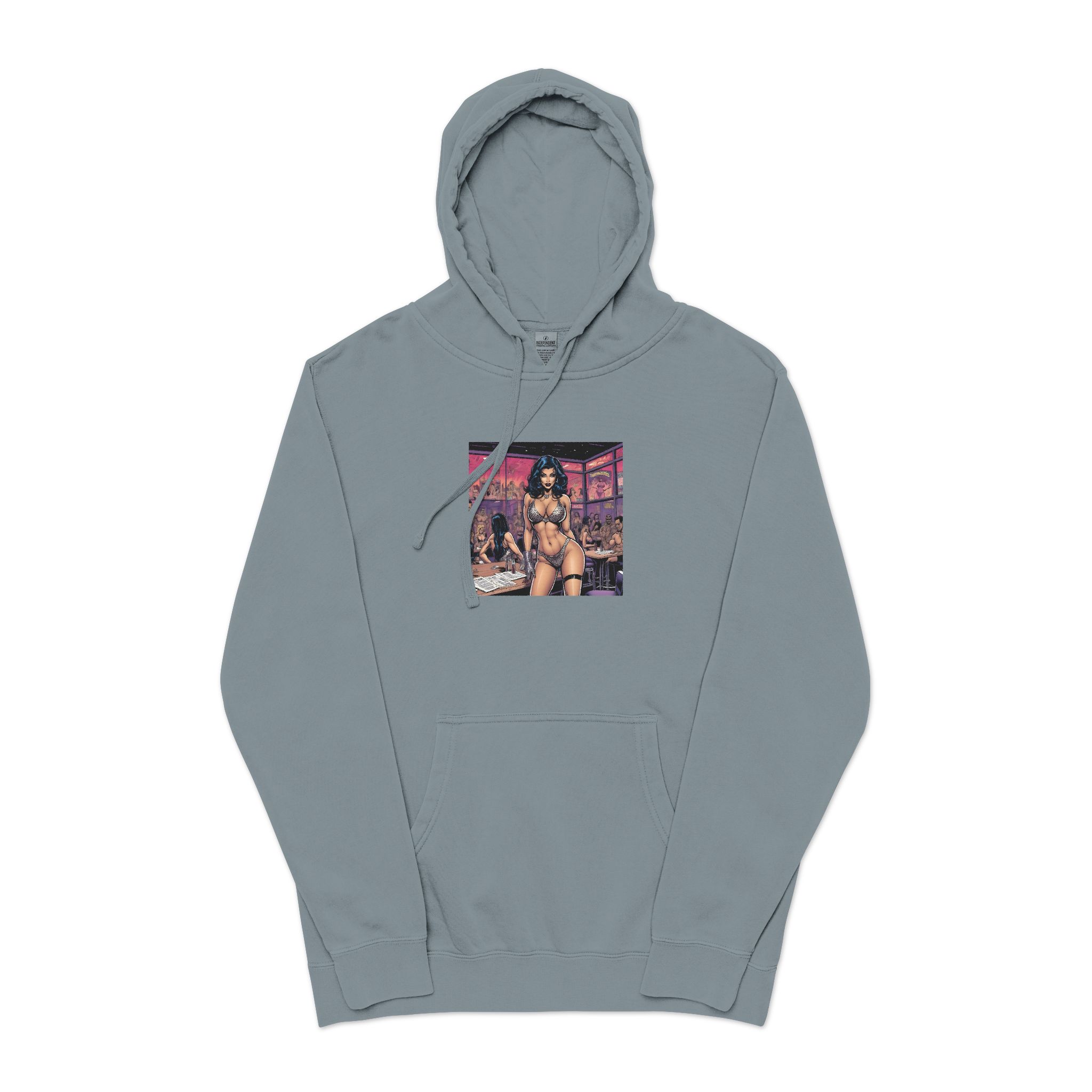 Sexy Woman 4 Unisex Pigment Dyed Hoodie Embroidery - Image 21