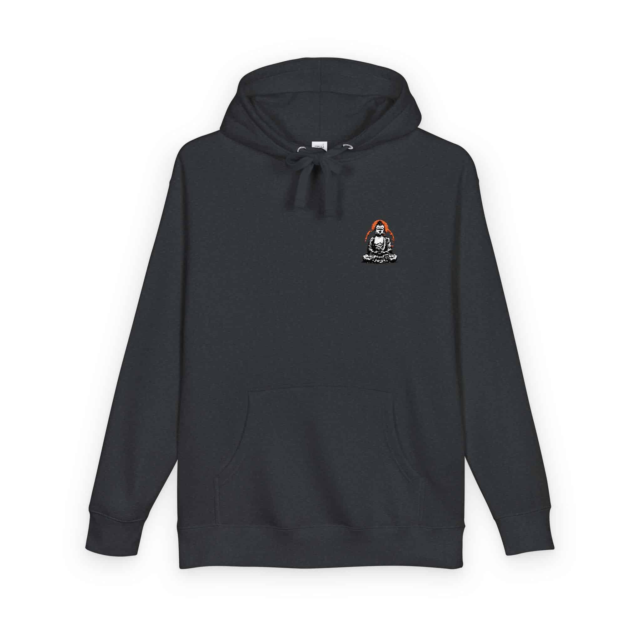 Serene Buddha Portrait Unisex Fleece Hoodie - Image 26