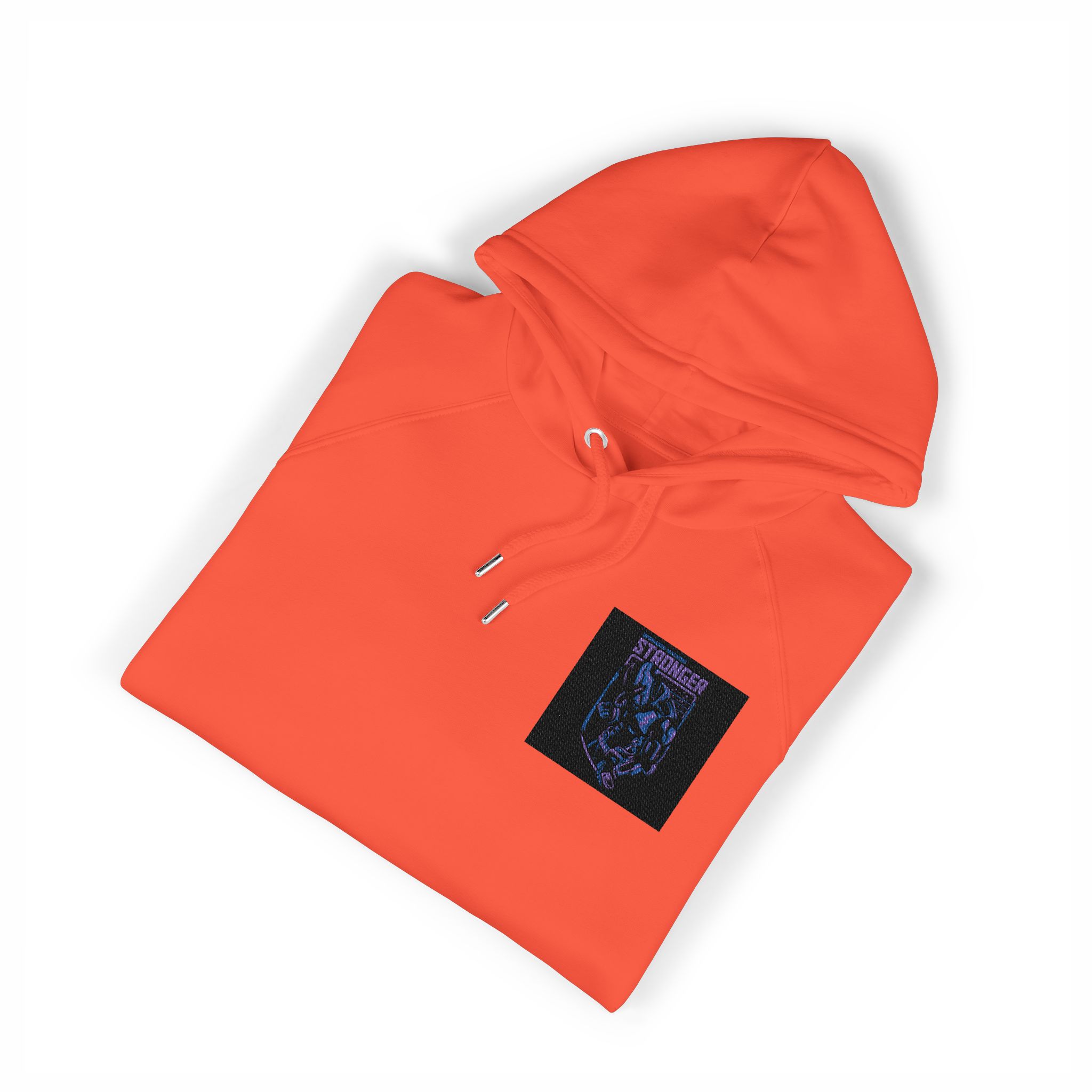 Stronger Unisex Eco Raglan Hoodie Embroidery - Image 7