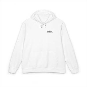 Mental Health Phrase Its Okay Struggle Black Color Vector Design Illustration Unisex Eco Raglan Hoodie Embroidery
