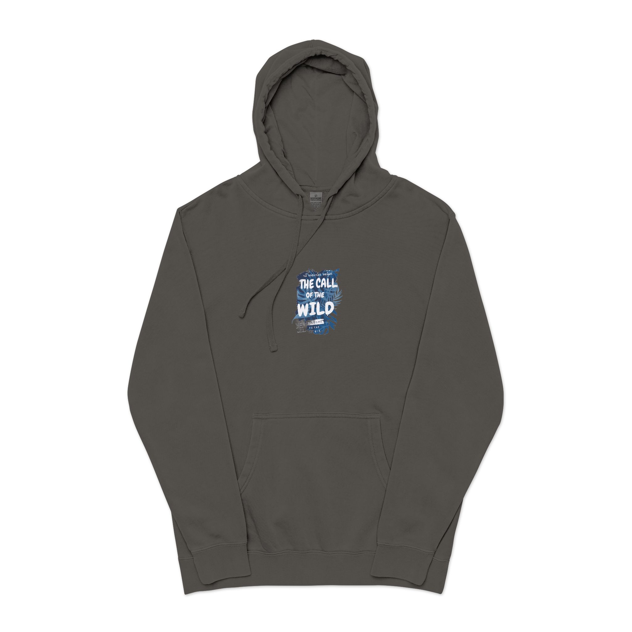 The Call of the Wild Unisex Pigment Dyed Hoodie Embroidery - Image 25