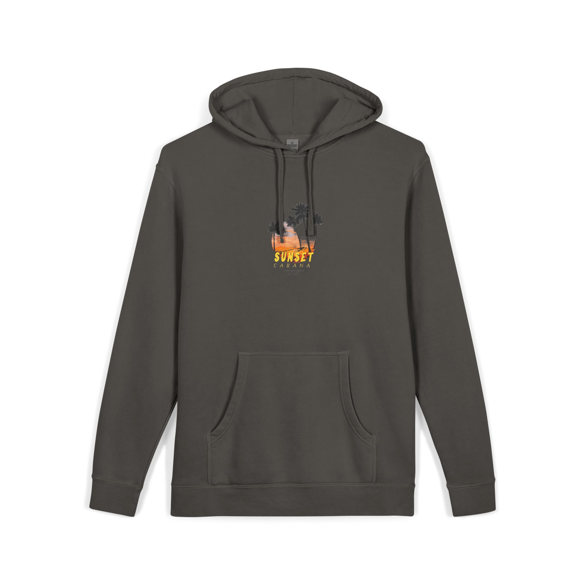 Sunset Cabana Unisex Pigment Dyed Hoodie Embroidery - Image 27