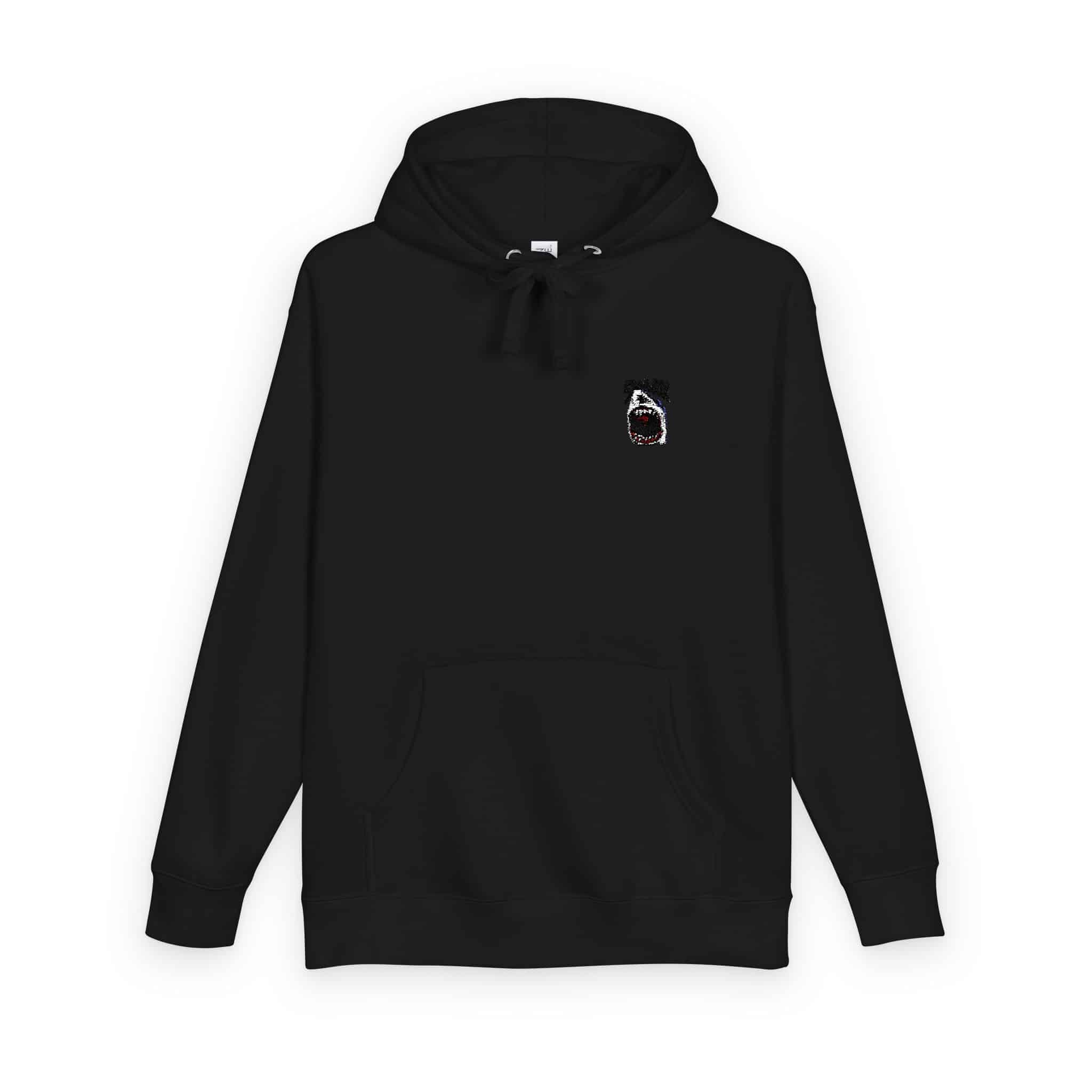 Wild Shark Illustration With Sharp Teeth Unisex Fleece Hoodie - Image 34