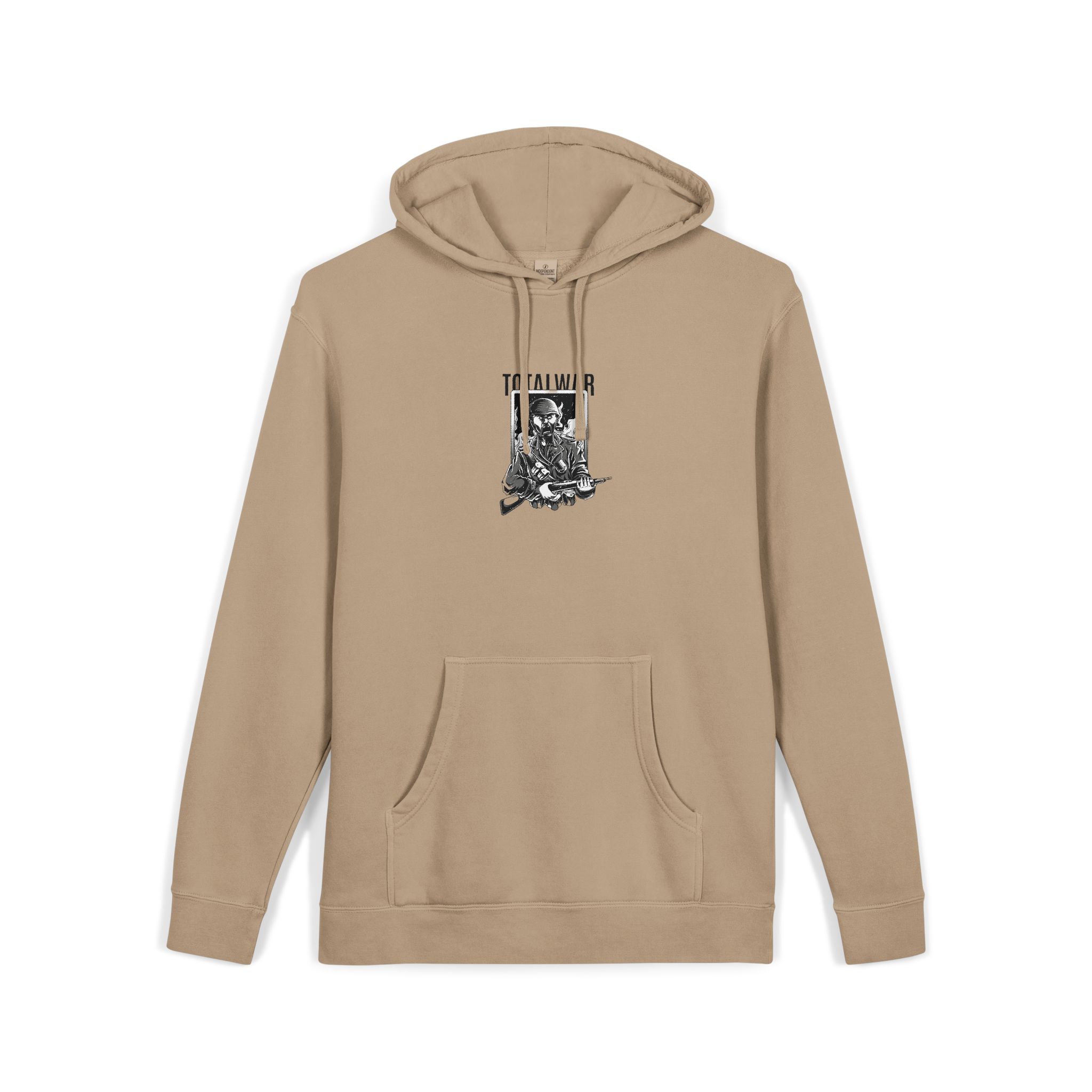 Total War 184703 Unisex Pigment Dyed Hoodie Embroidery - Image 7
