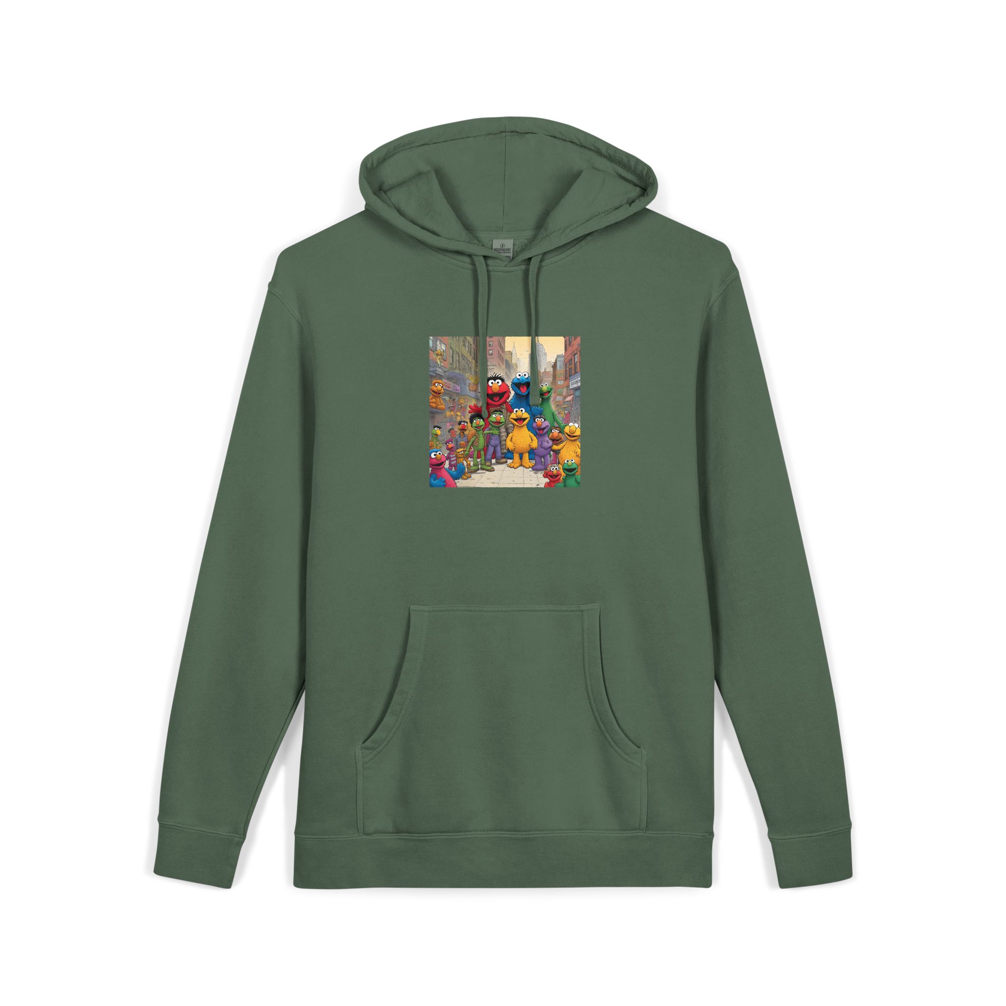 The Muppets V3 Unisex Pigment Dyed Hoodie Embroidery - Image 15