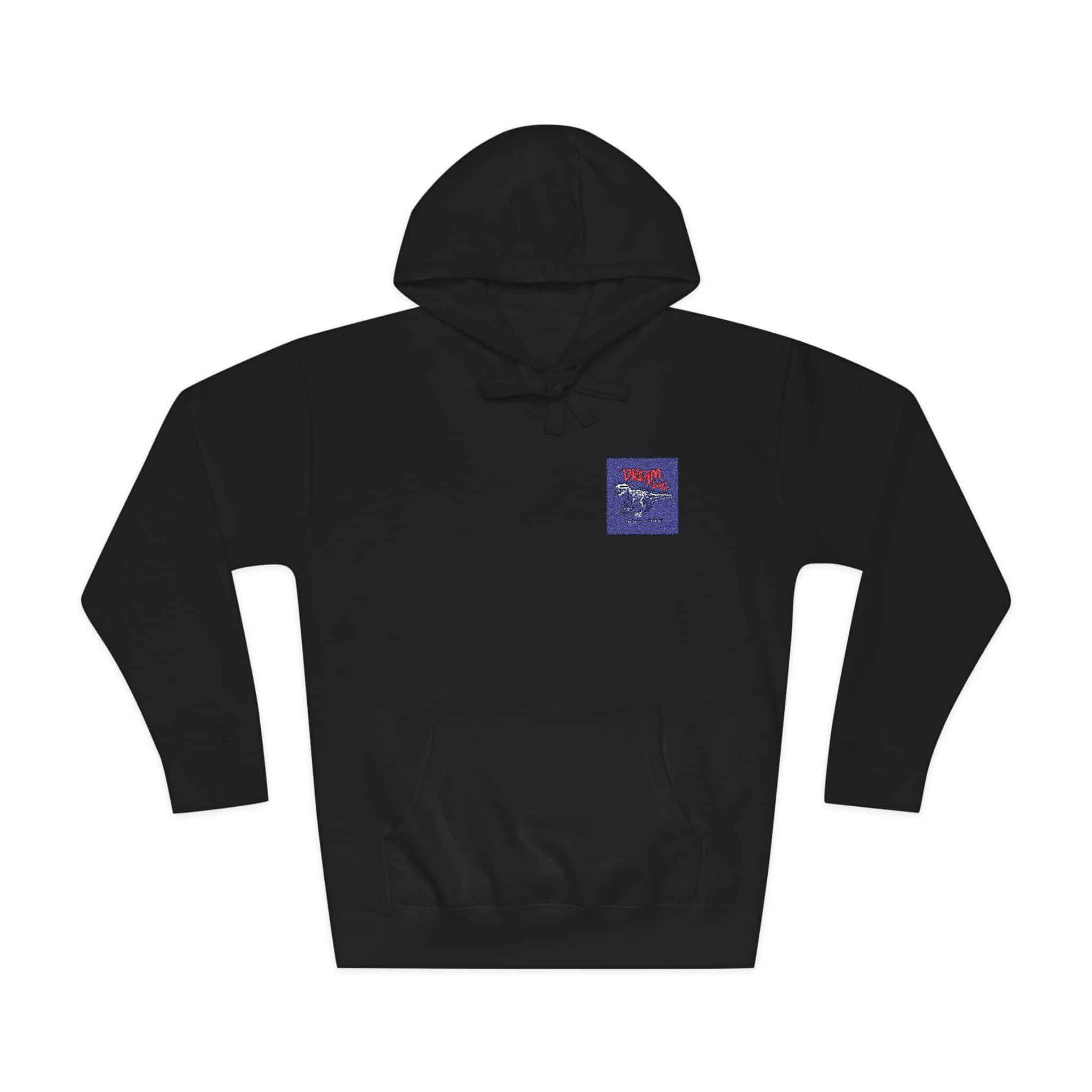 Dream Big Slogan With Cartoon Dinosaur Skeleton Vector Illustration Unisex Fleece Hoodie - Image 33