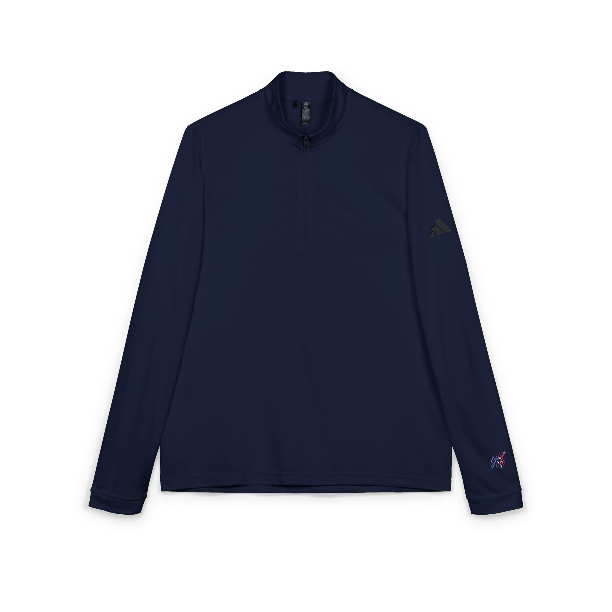 Good Life Watercolor Lettering Adidas Quarter Zip Pullover Embroidery - Image 11