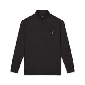 Easily Distracted By Boston Terrier Dog Unisex Fleece Pullover Embroidery
