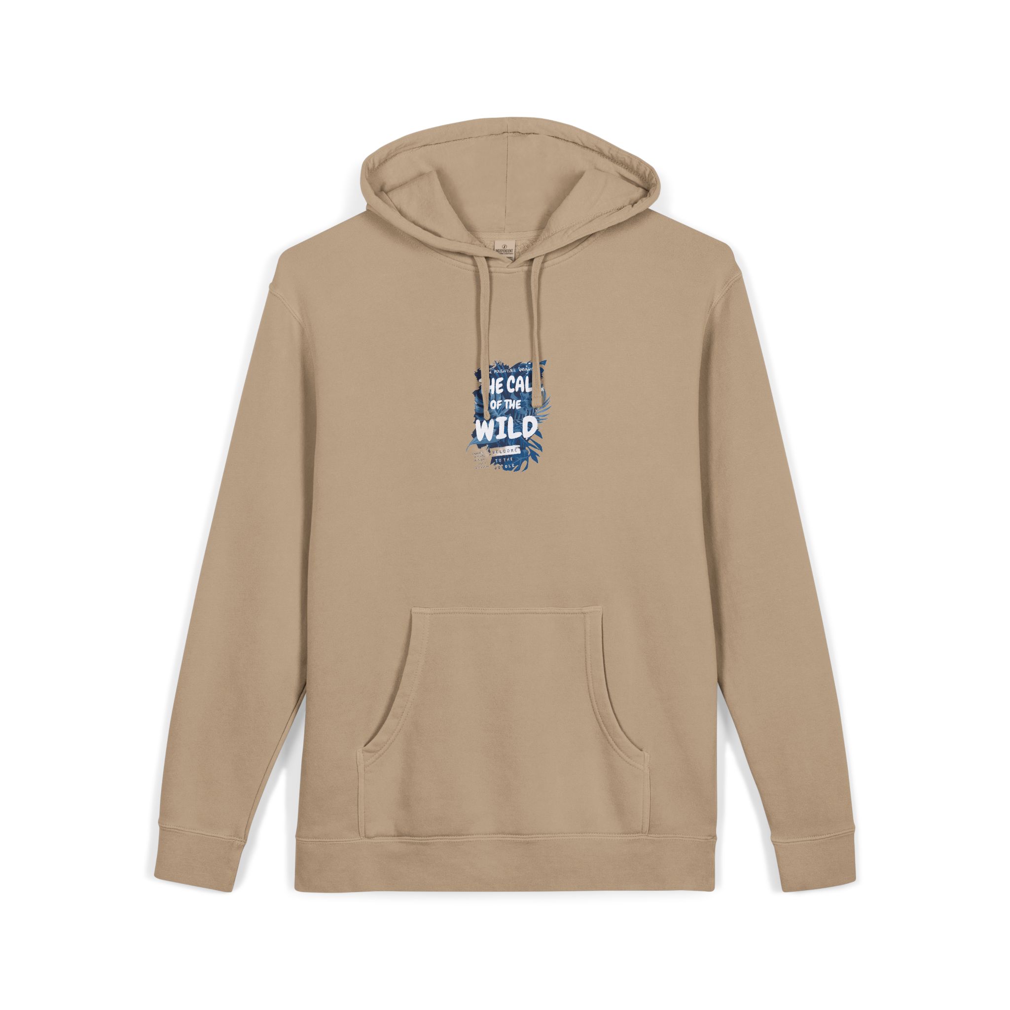 The Call of the Wild Unisex Pigment Dyed Hoodie Embroidery - Image 7