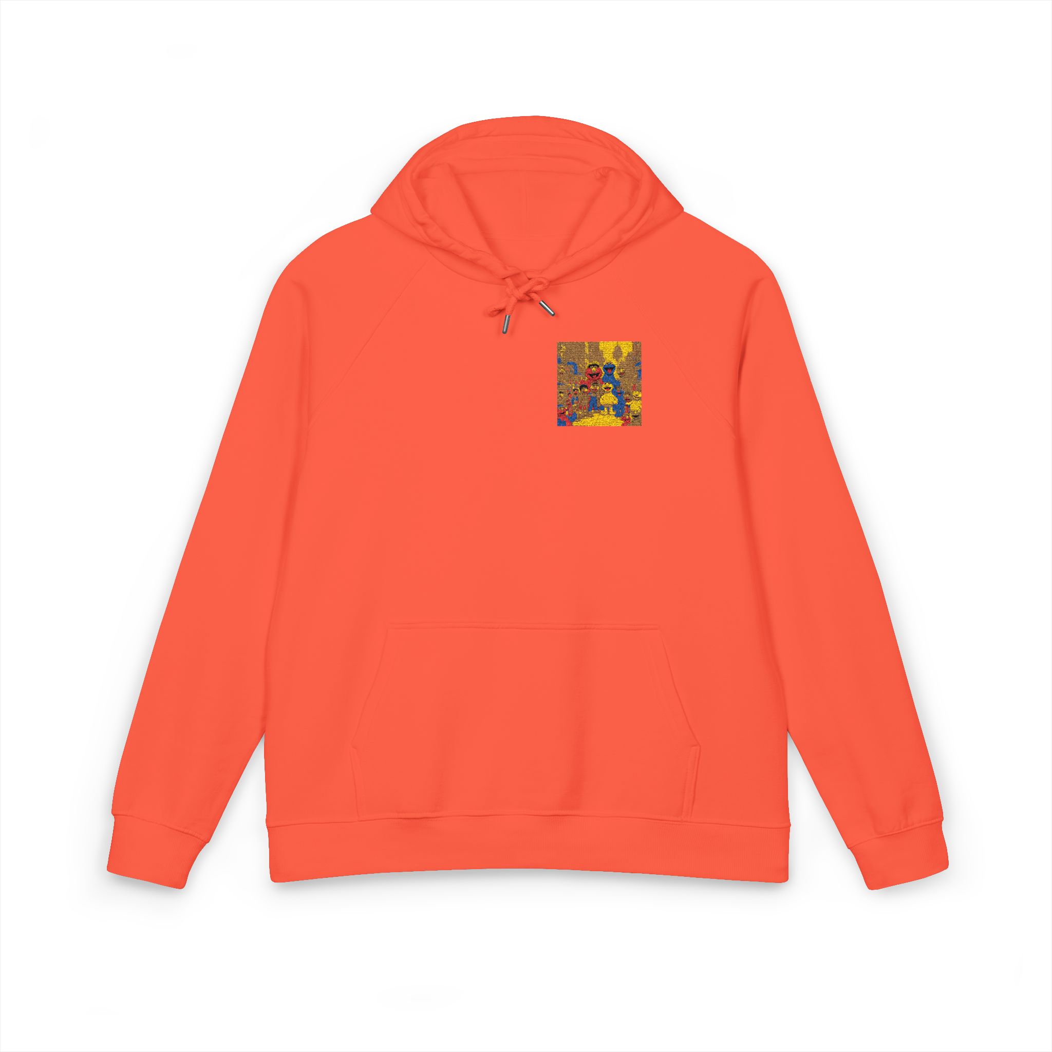 The Muppets V3 Unisex Eco Raglan Hoodie Embroidery - Image 5