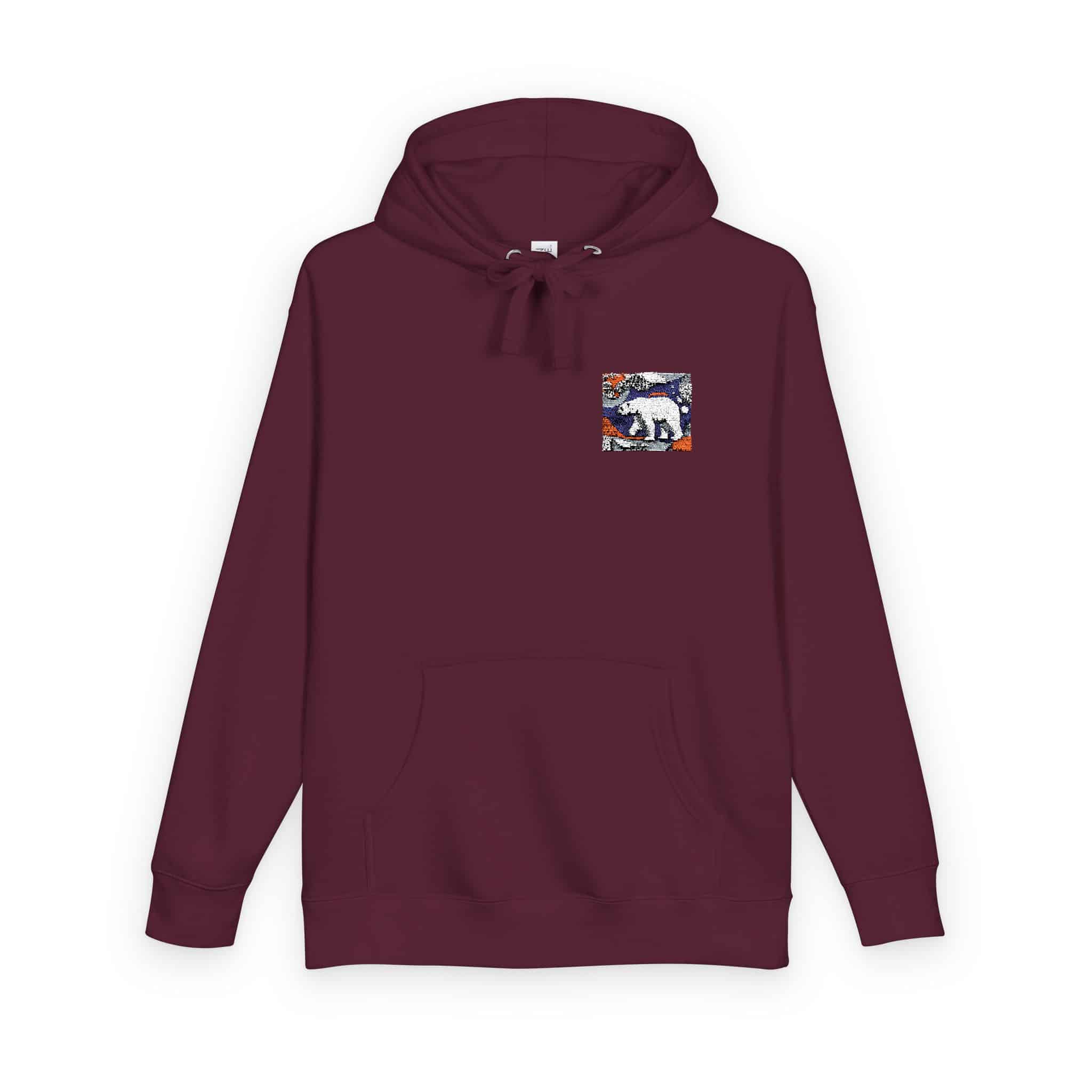 Polar Bear 3 Unisex Fleece Hoodie - Image 30