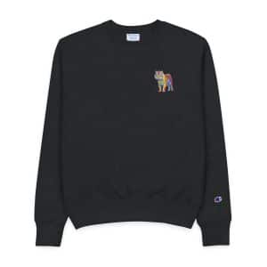 Colorful Artistic Tiger Illustration 171558 Mens Champion Crewneck Sweatshirt