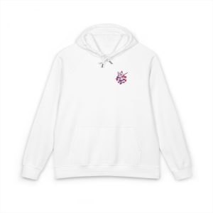 Kitsune Unisex Eco Raglan Hoodie Embroidery