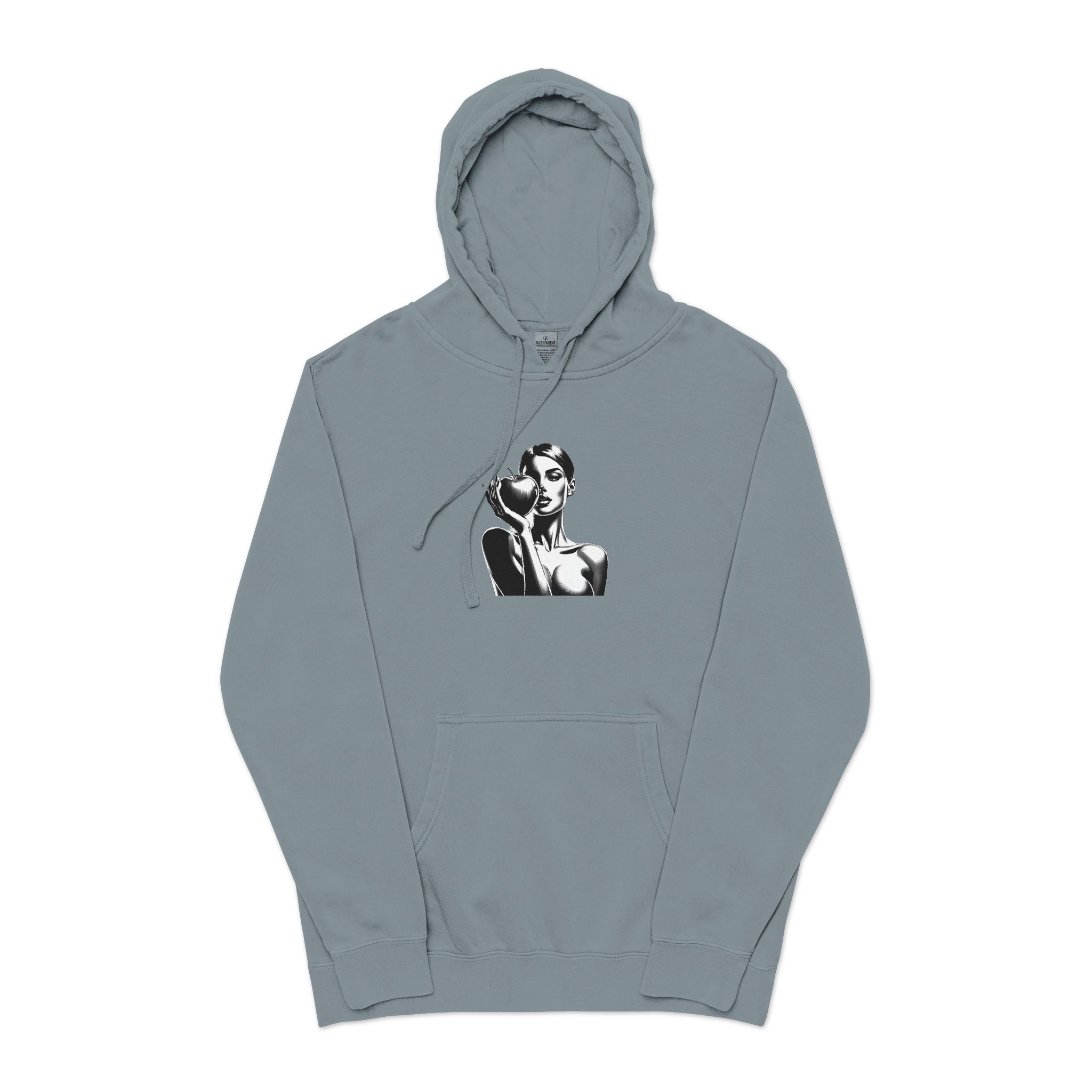 Woman Apple 181409 Unisex Pigment Dyed Hoodie Embroidery - Image 21