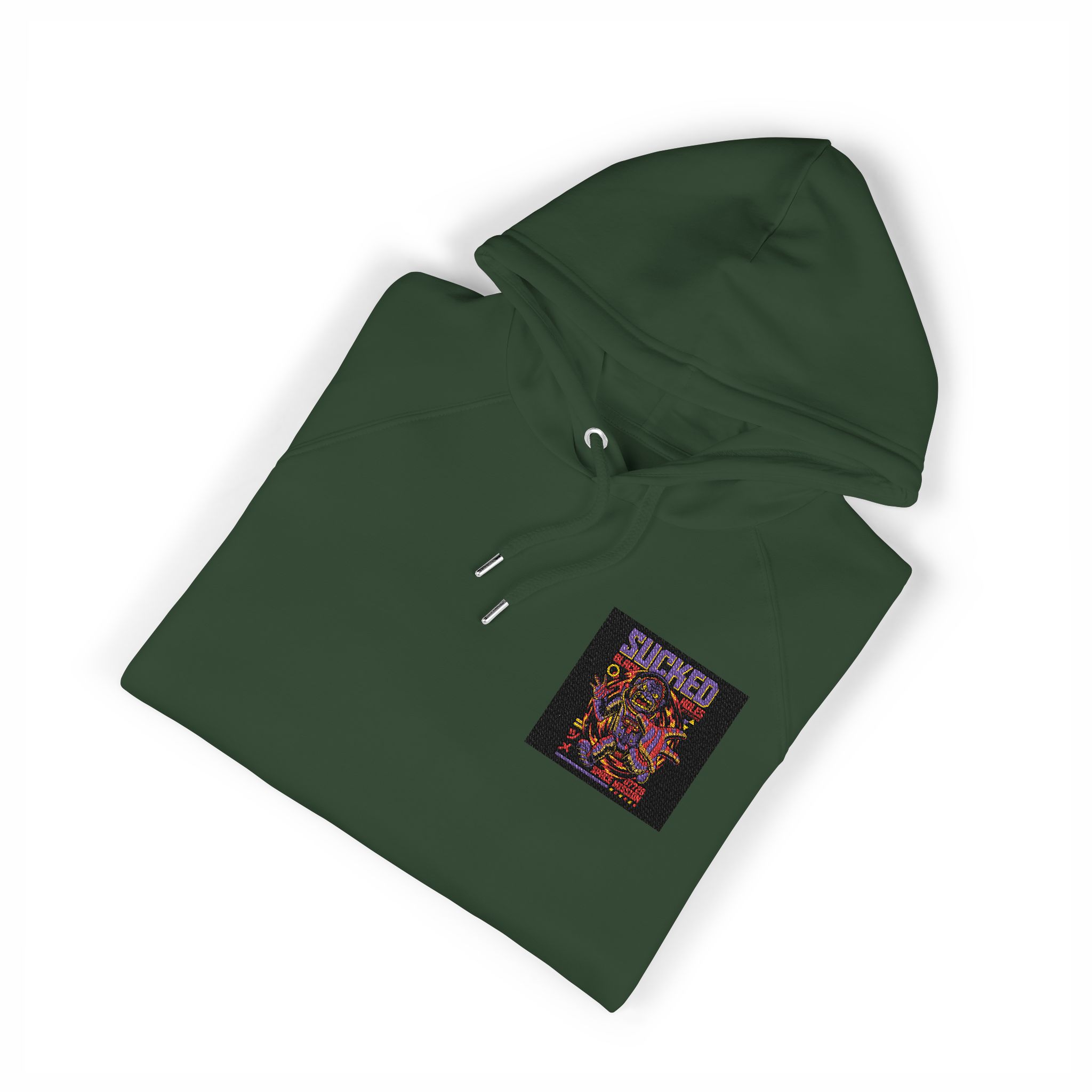 Sucked Black Holes Unisex Eco Raglan Hoodie Embroidery - Image 15