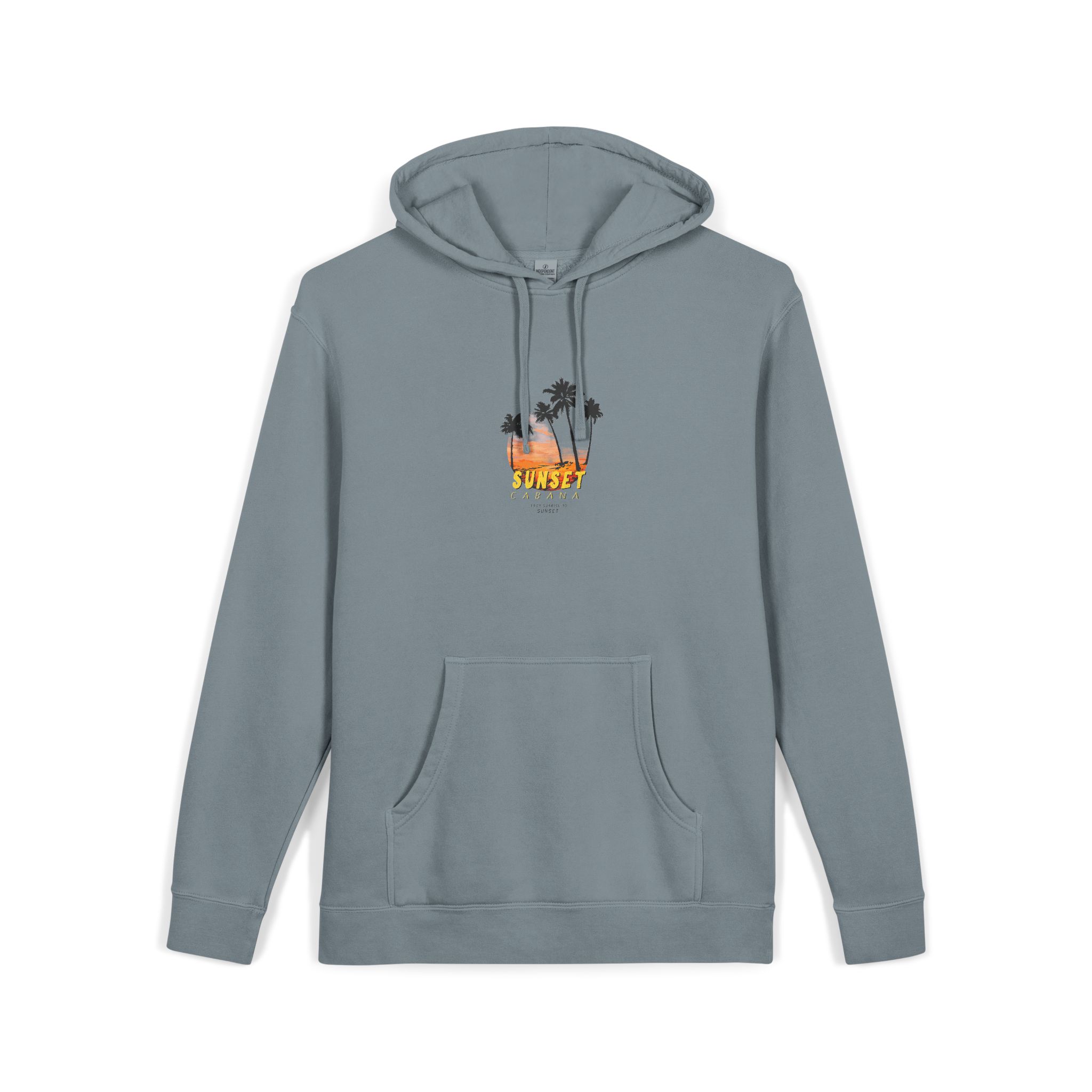 Sunset Cabana Unisex Pigment Dyed Hoodie Embroidery - Image 23